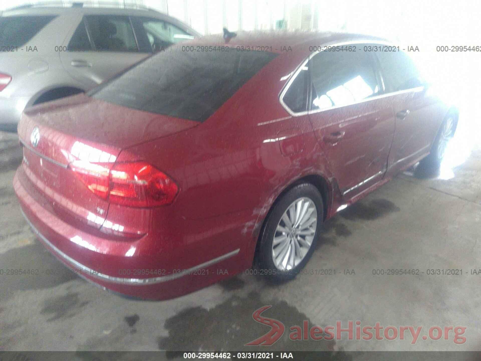 1VWBS7A30GC007931 2016 VOLKSWAGEN PASSAT