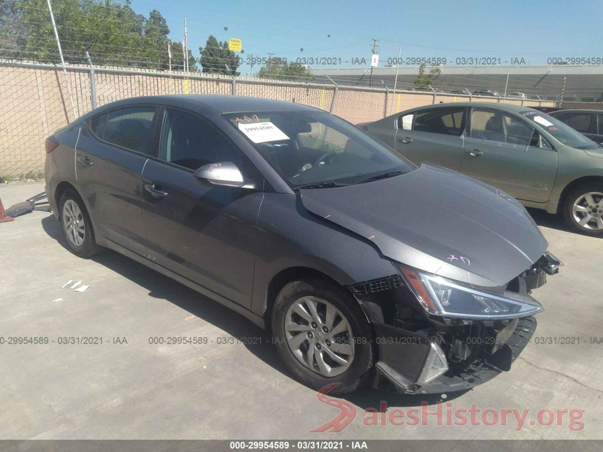 KMHD74LF9KU784822 2019 HYUNDAI ELANTRA