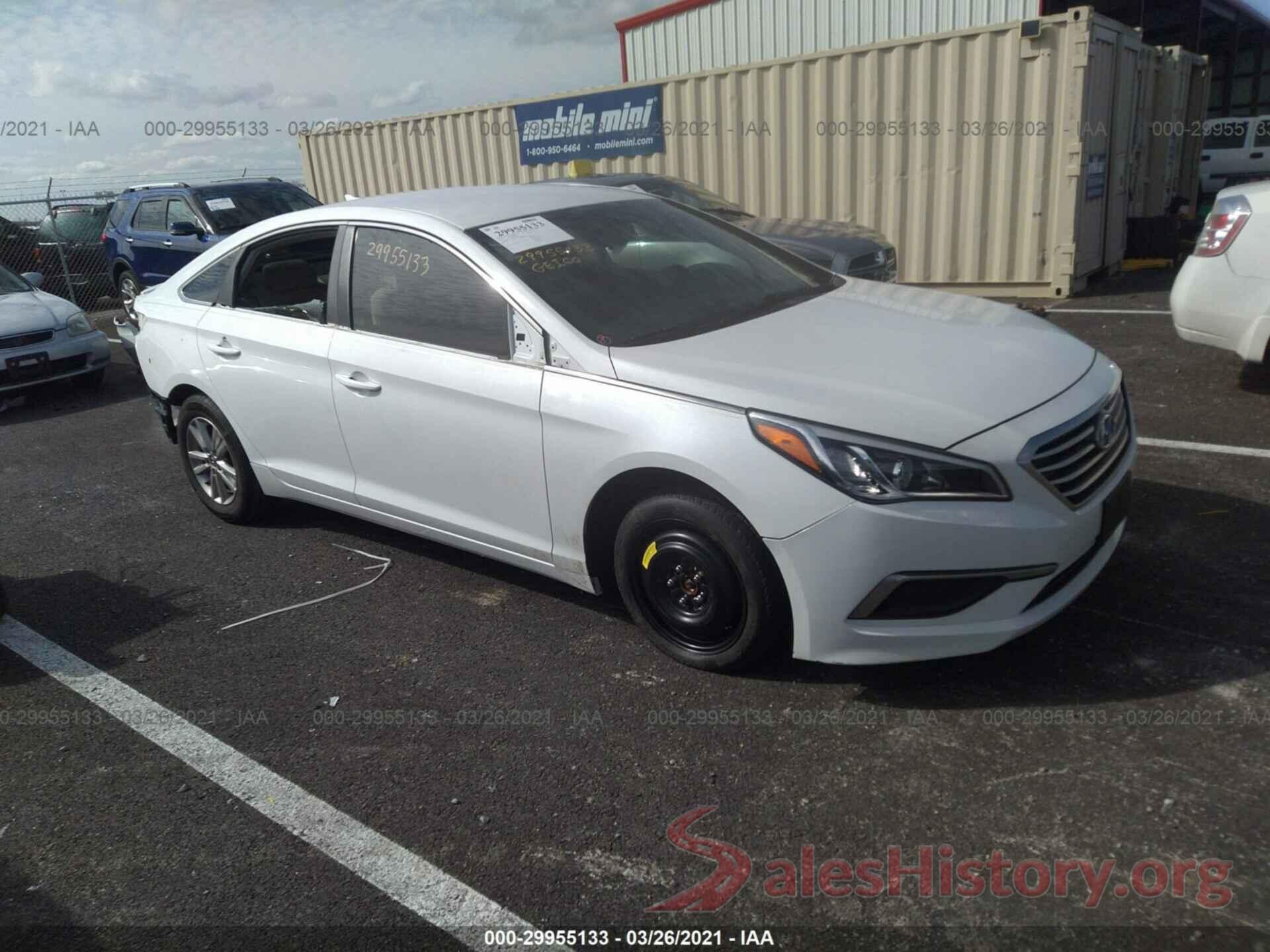 5NPE24AF1GH277067 2016 HYUNDAI SONATA