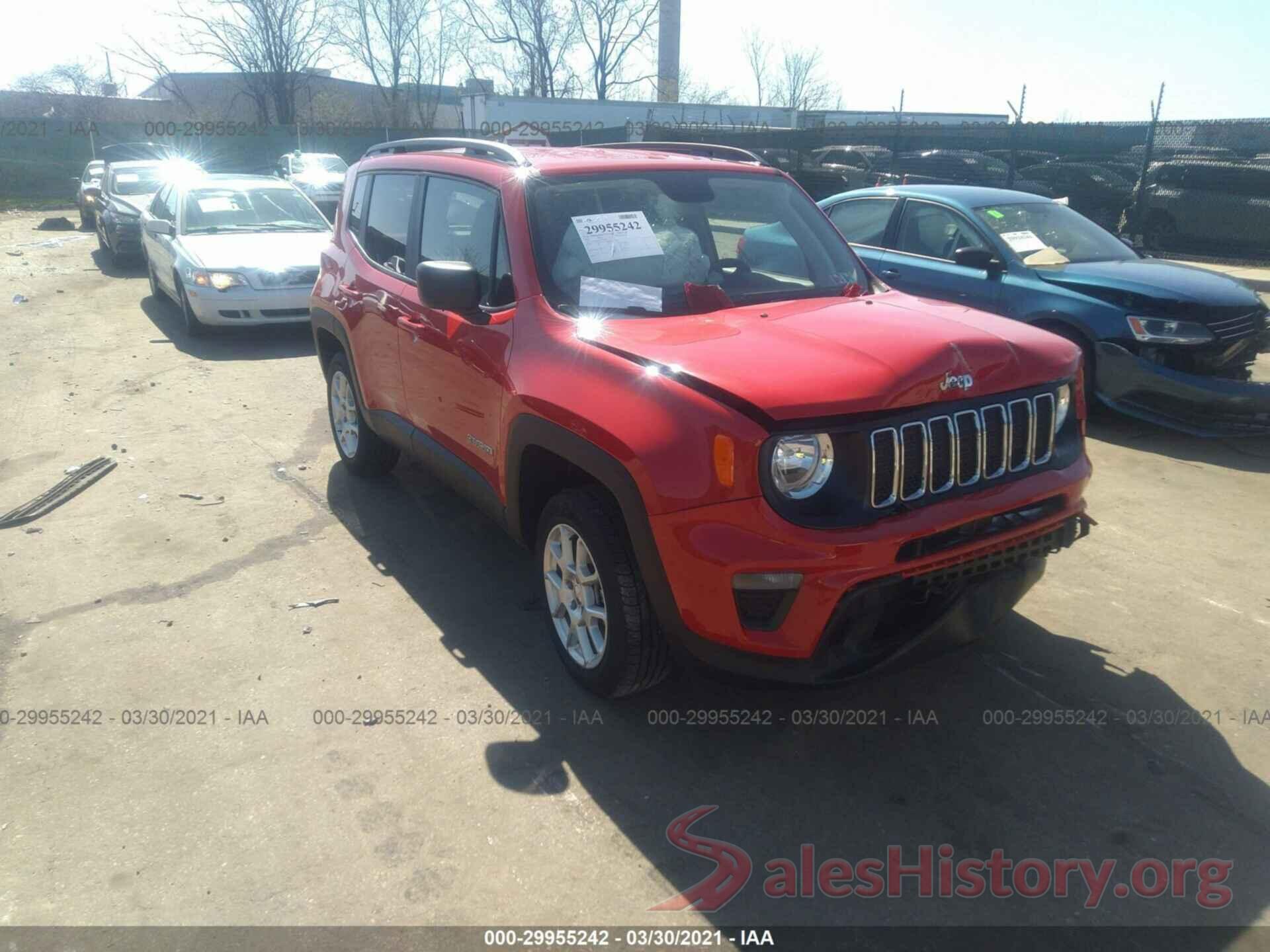 ZACNJBAB6LPL73988 2020 JEEP RENEGADE