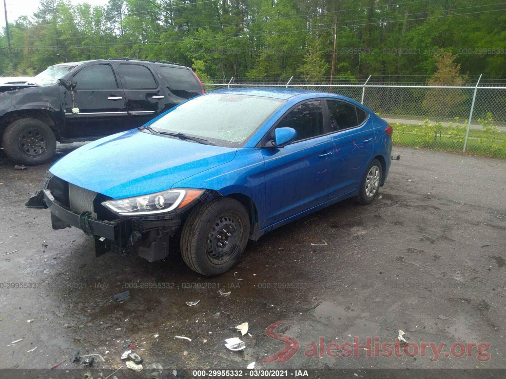 KMHD74LF8HU396893 2017 HYUNDAI ELANTRA