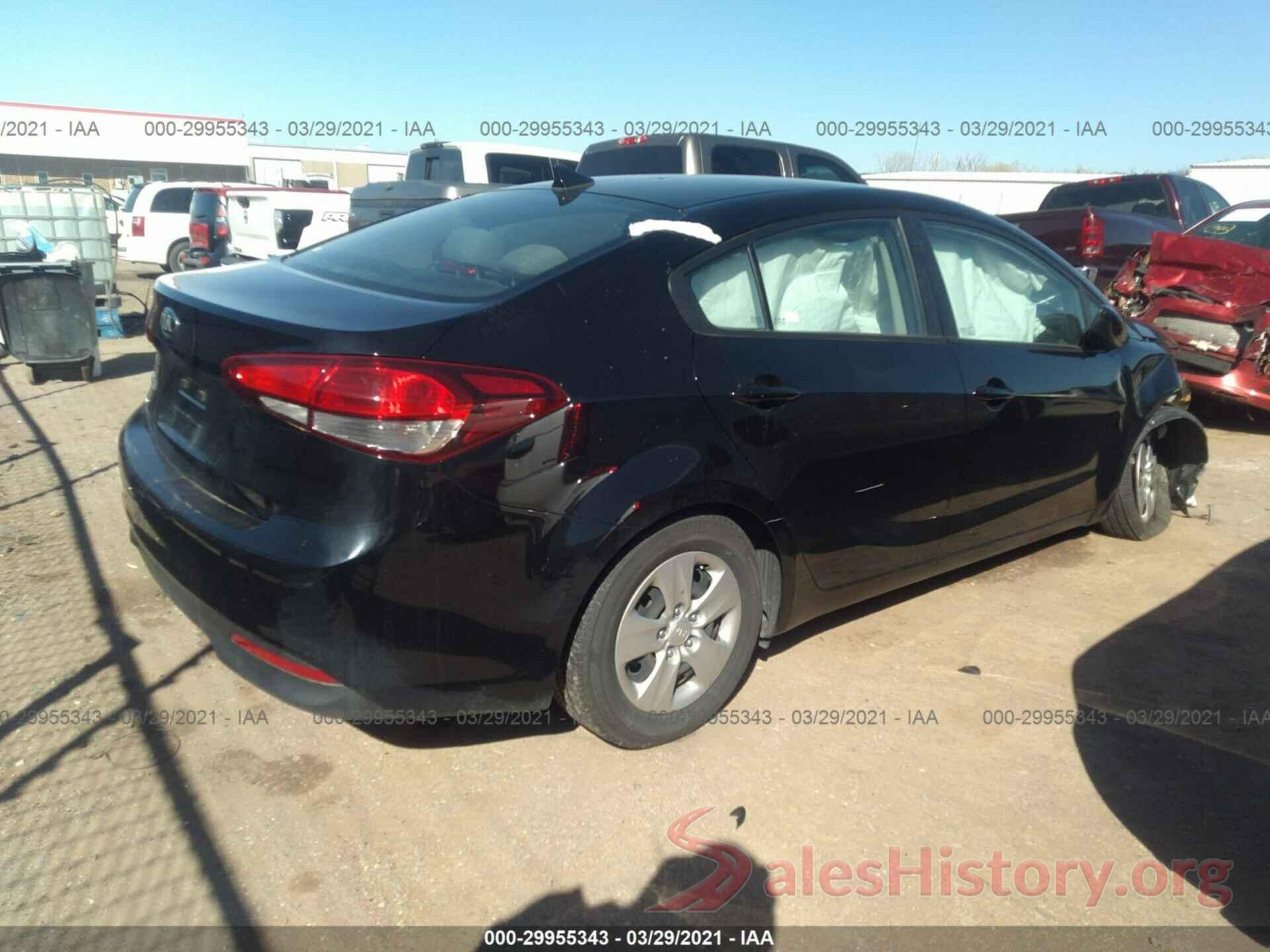 3KPFL4A73HE070437 2017 KIA FORTE