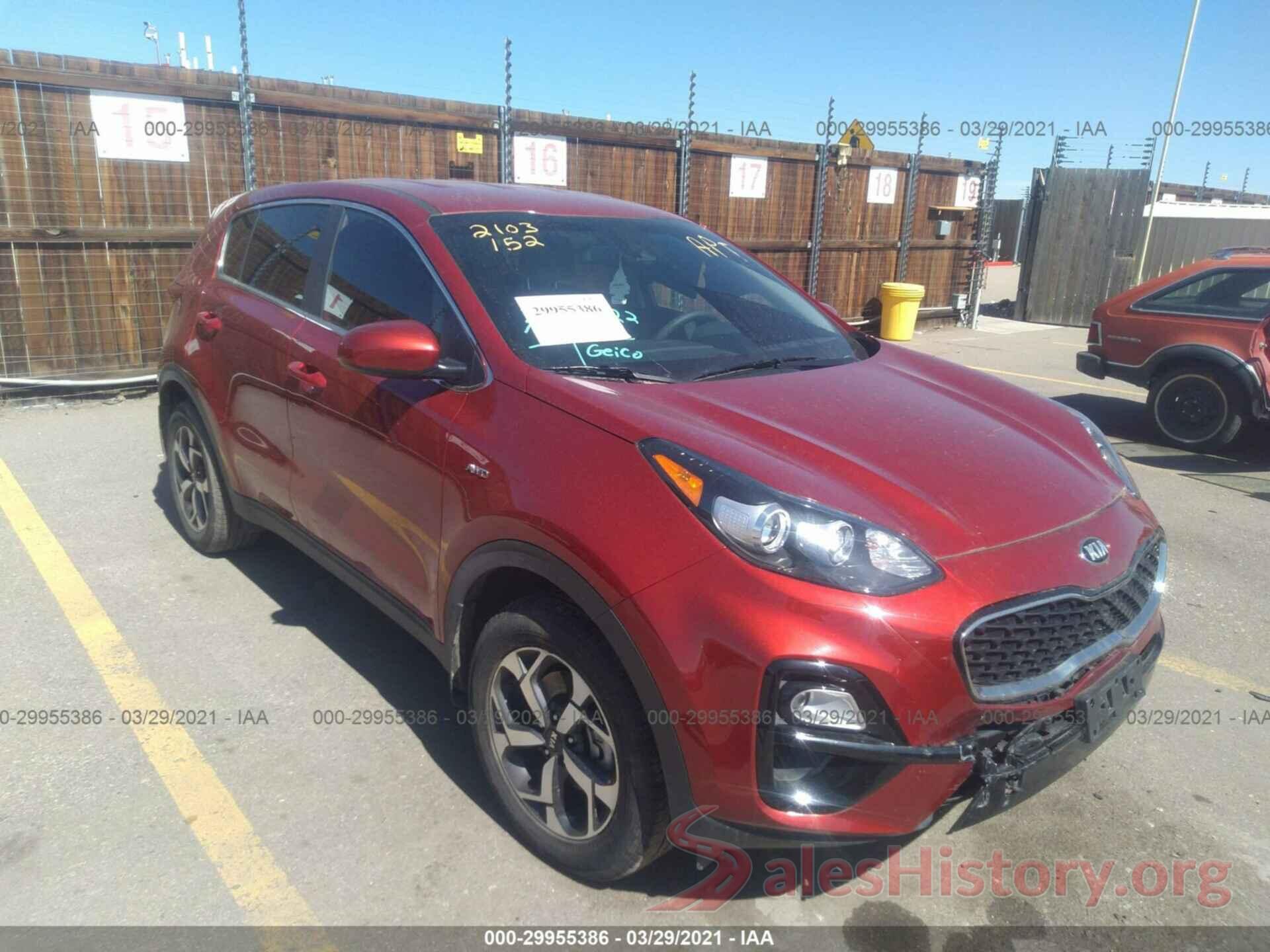 KNDPMCAC9L7795669 2020 KIA SPORTAGE