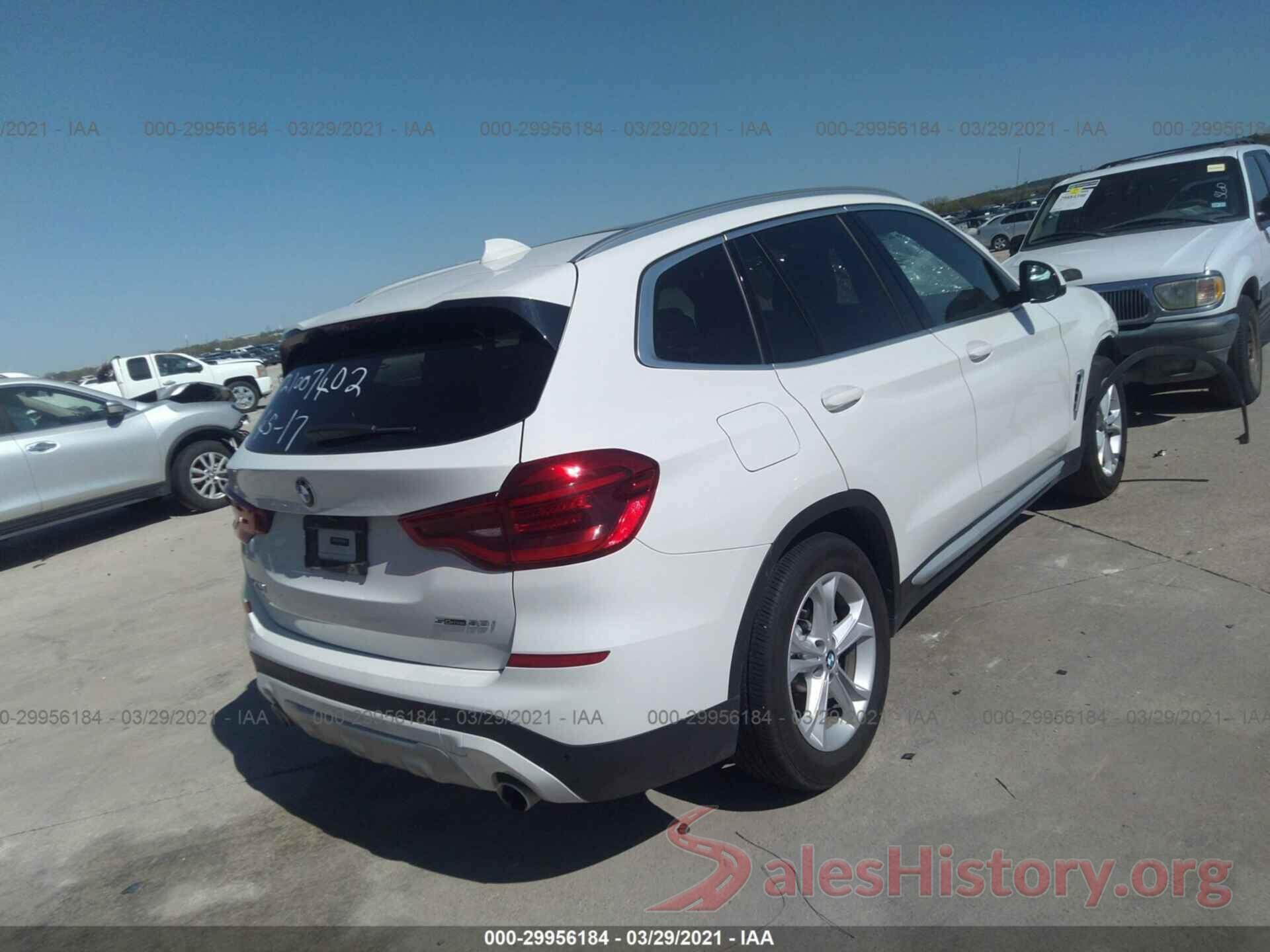 5UXTY3C04LLE55229 2020 BMW X3