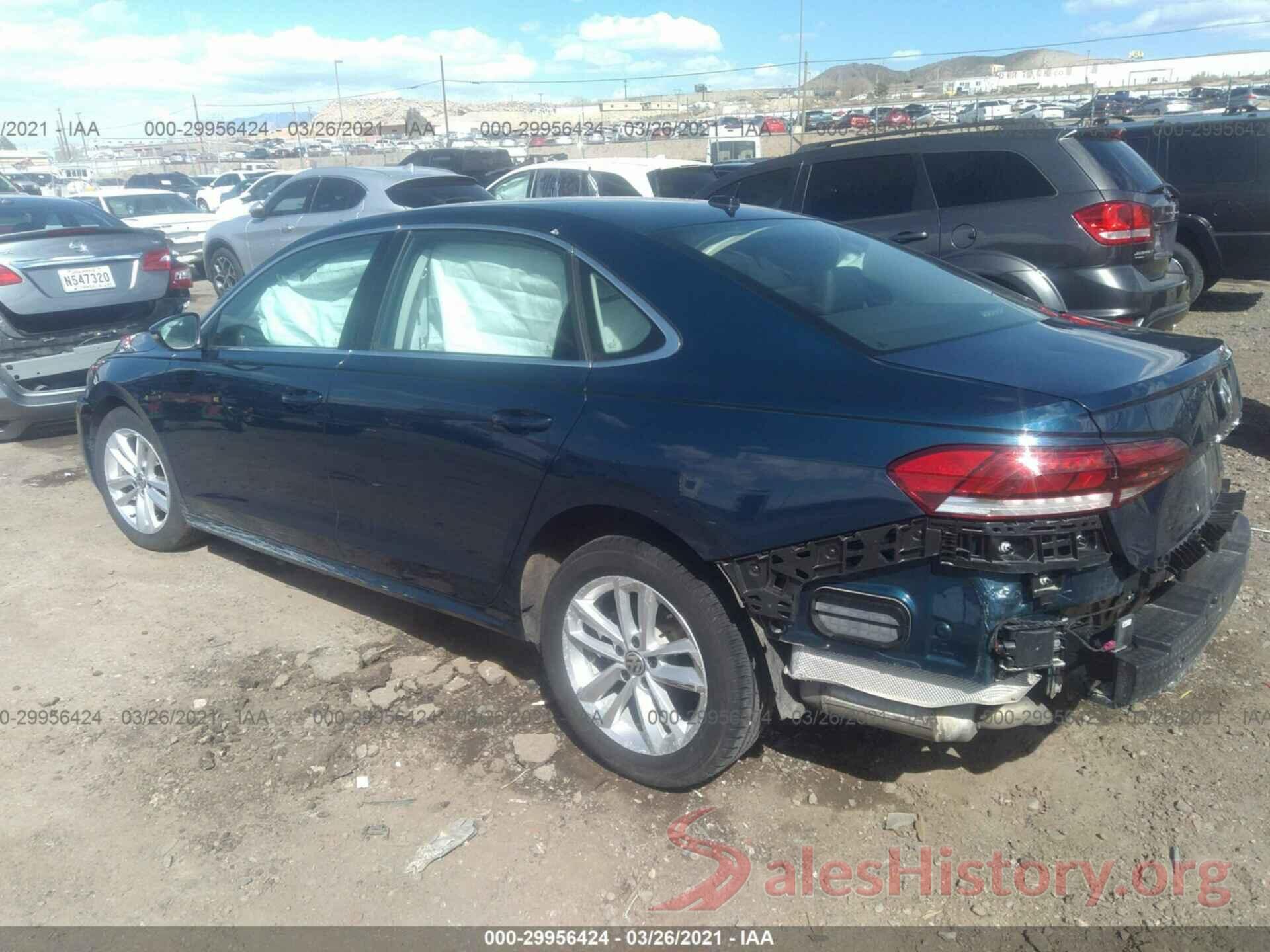 1VWSA7A31LC007112 2020 VOLKSWAGEN PASSAT