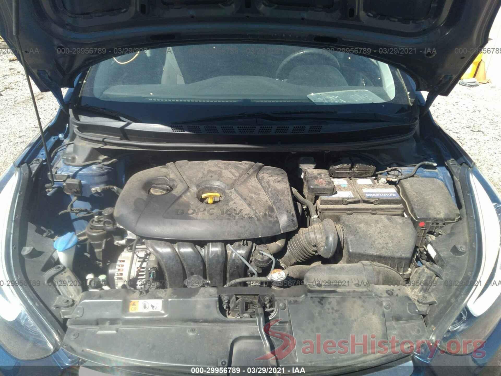 5NPDH4AE3GH706985 2016 HYUNDAI ELANTRA