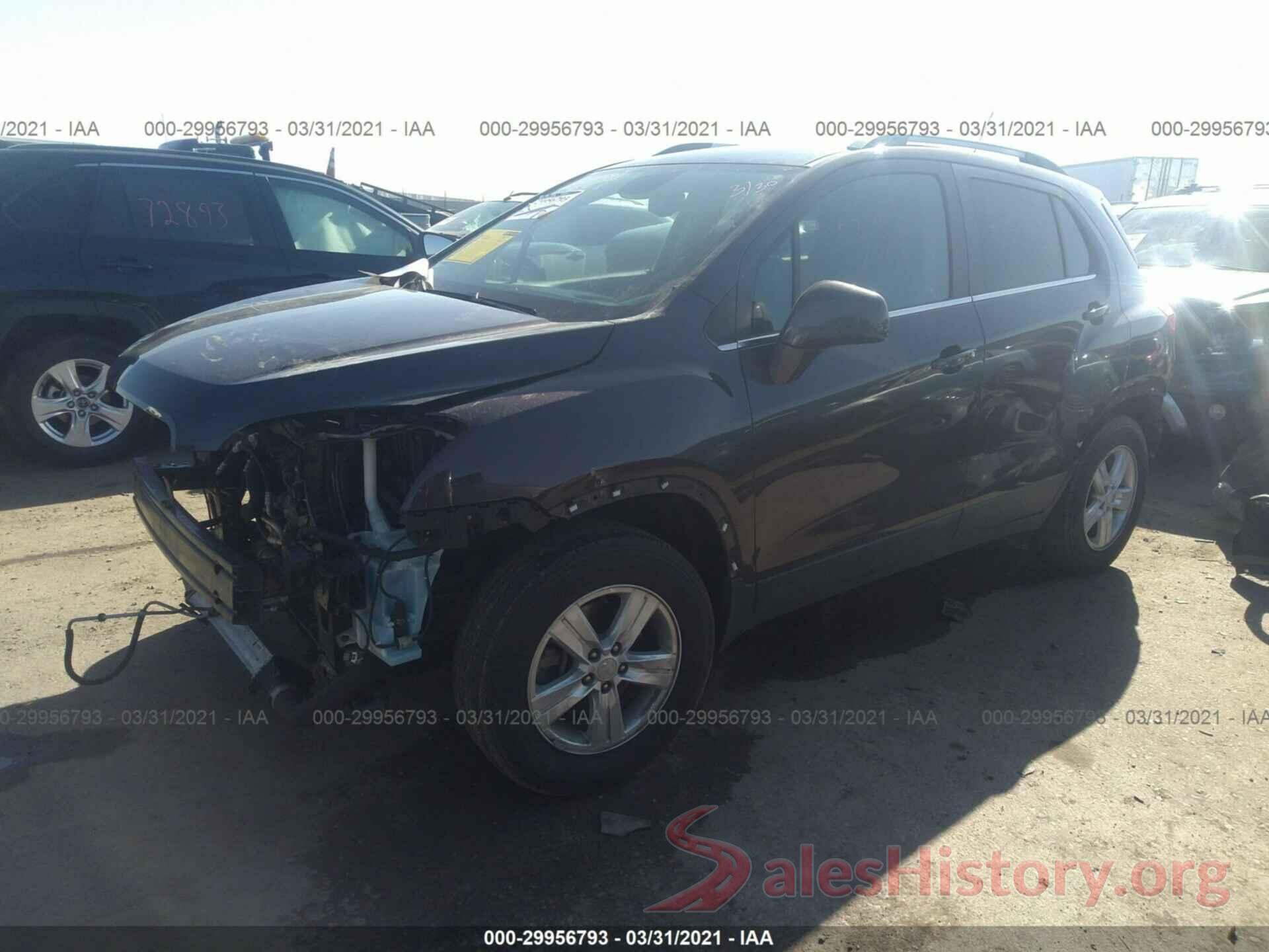 3GNCJPSB0GL214007 2016 CHEVROLET TRAX