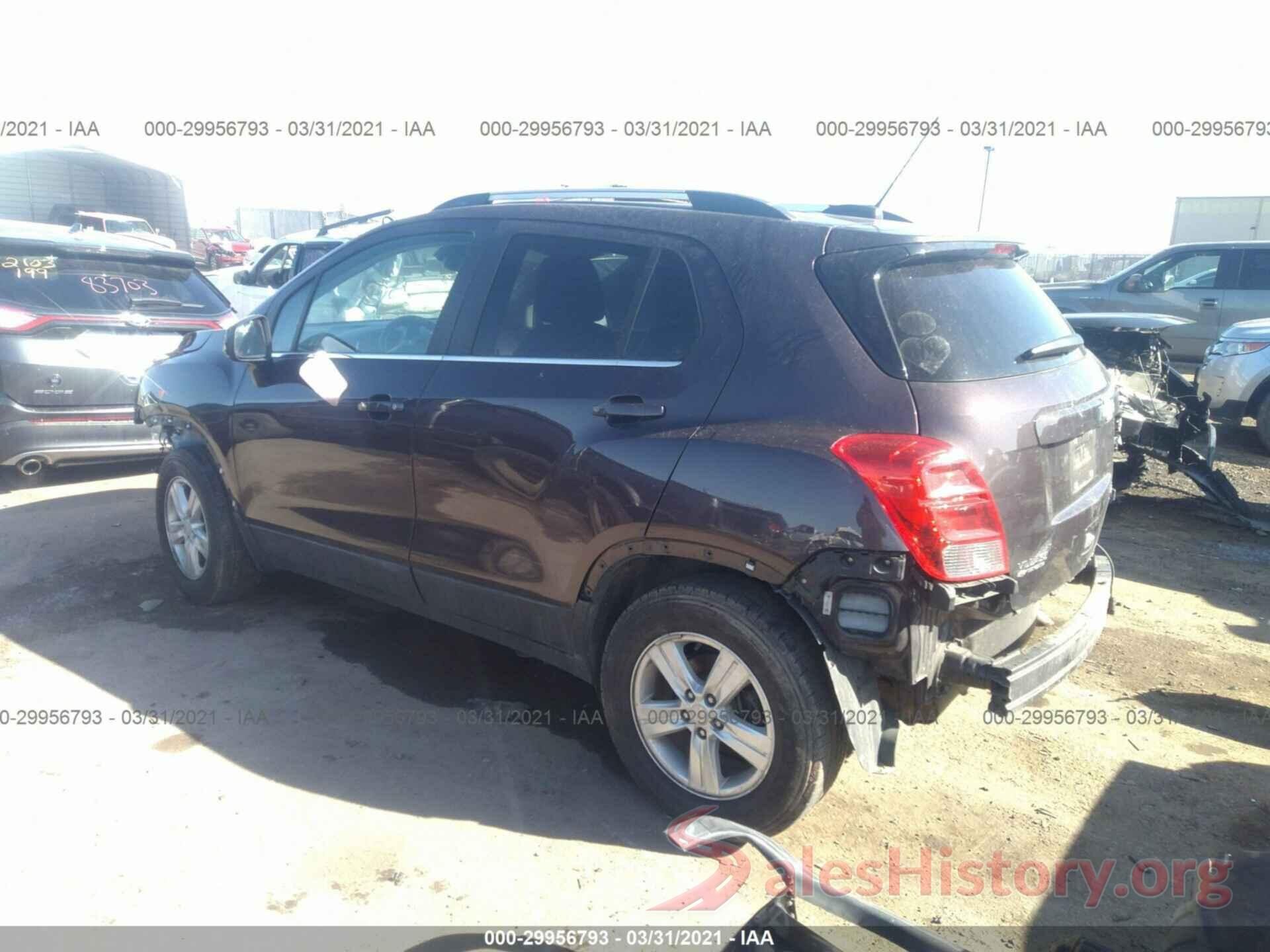 3GNCJPSB0GL214007 2016 CHEVROLET TRAX