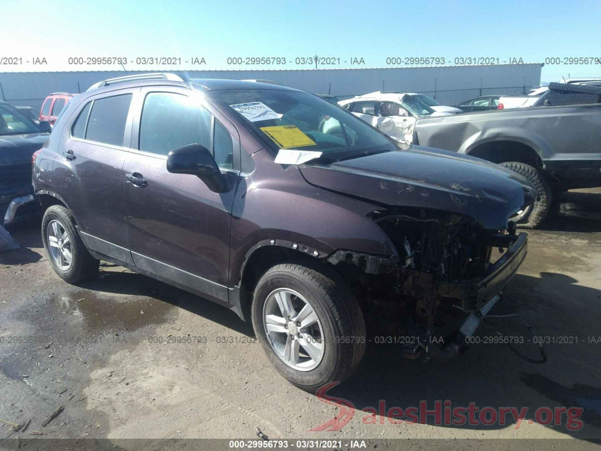 3GNCJPSB0GL214007 2016 CHEVROLET TRAX