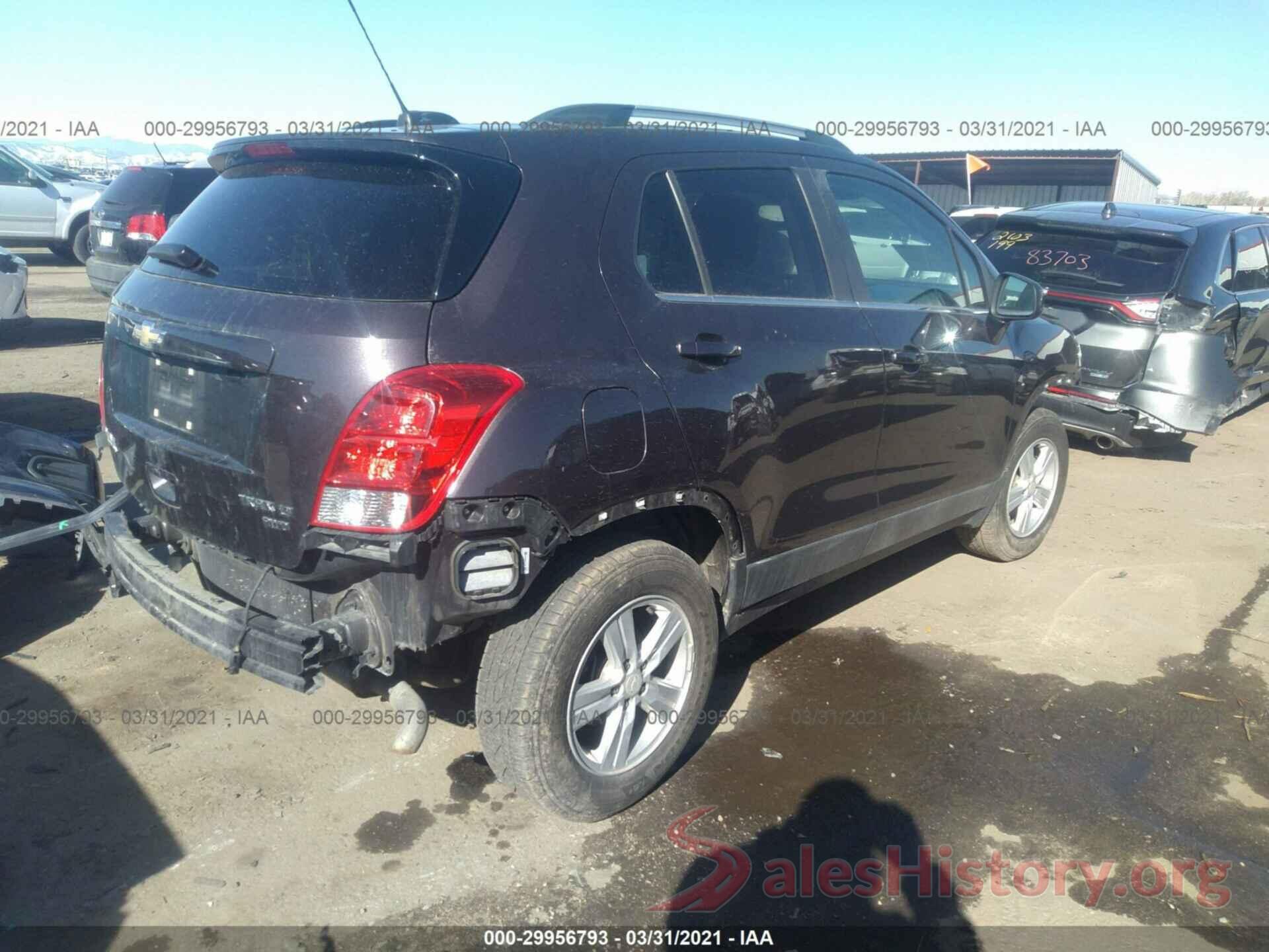 3GNCJPSB0GL214007 2016 CHEVROLET TRAX