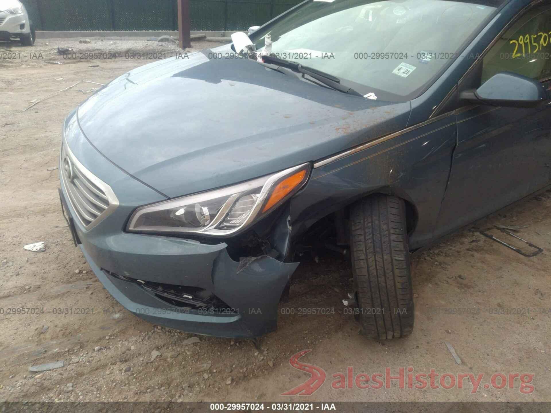 5NPE24AF4GH356510 2016 HYUNDAI SONATA