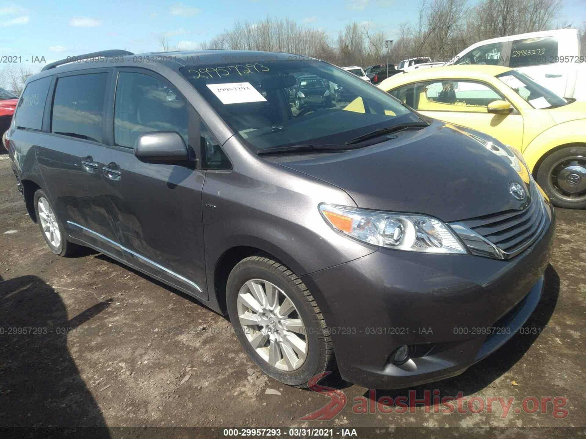 5TDDZ3DC0HS147568 2017 TOYOTA SIENNA