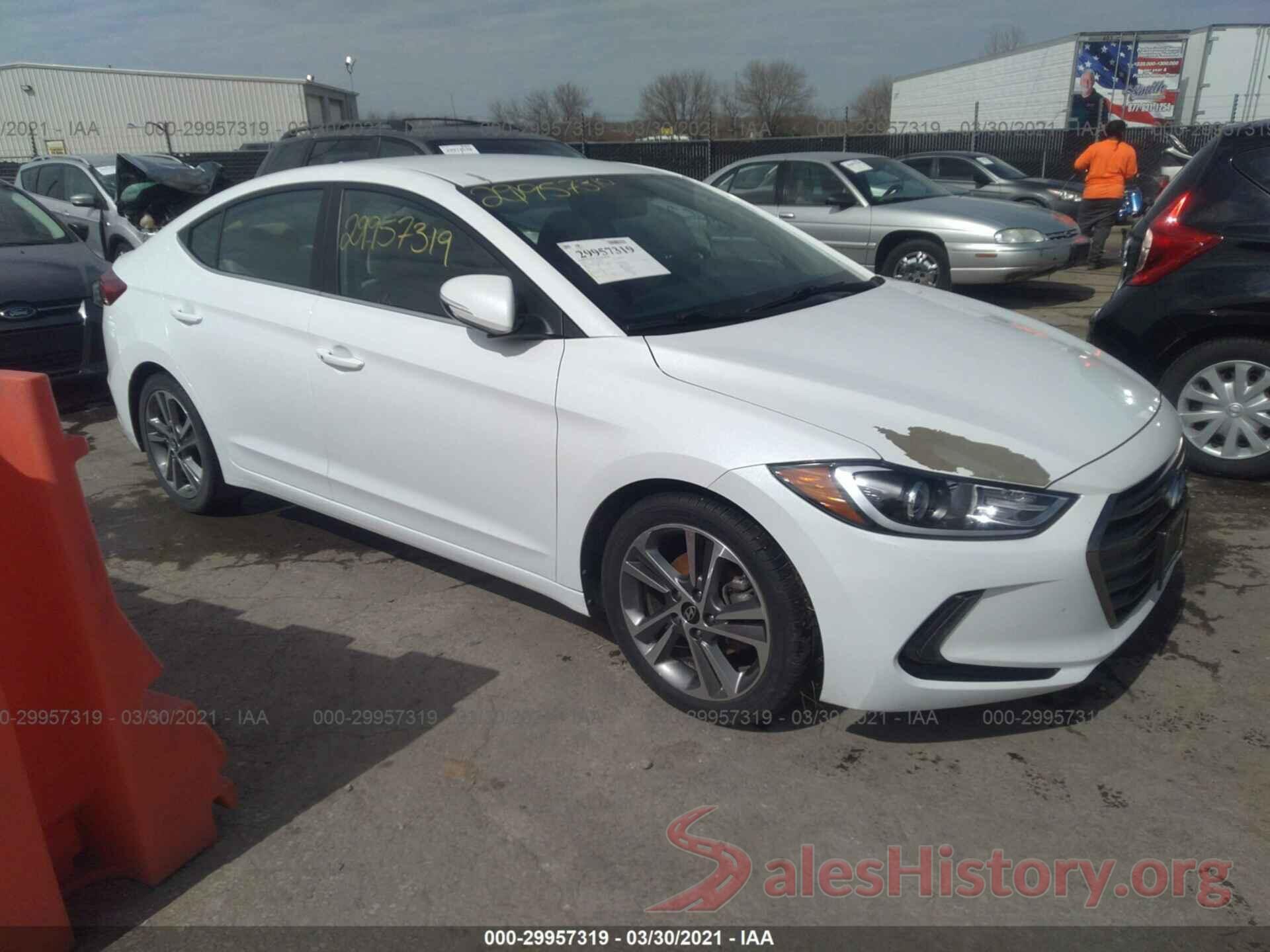 5NPD84LF1JH293560 2018 HYUNDAI ELANTRA