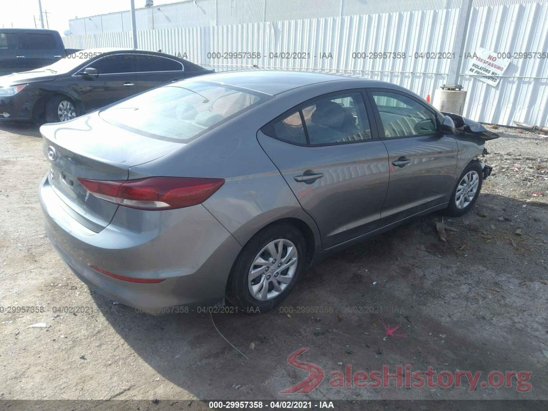 KMHD74LF6JU451959 2018 HYUNDAI ELANTRA