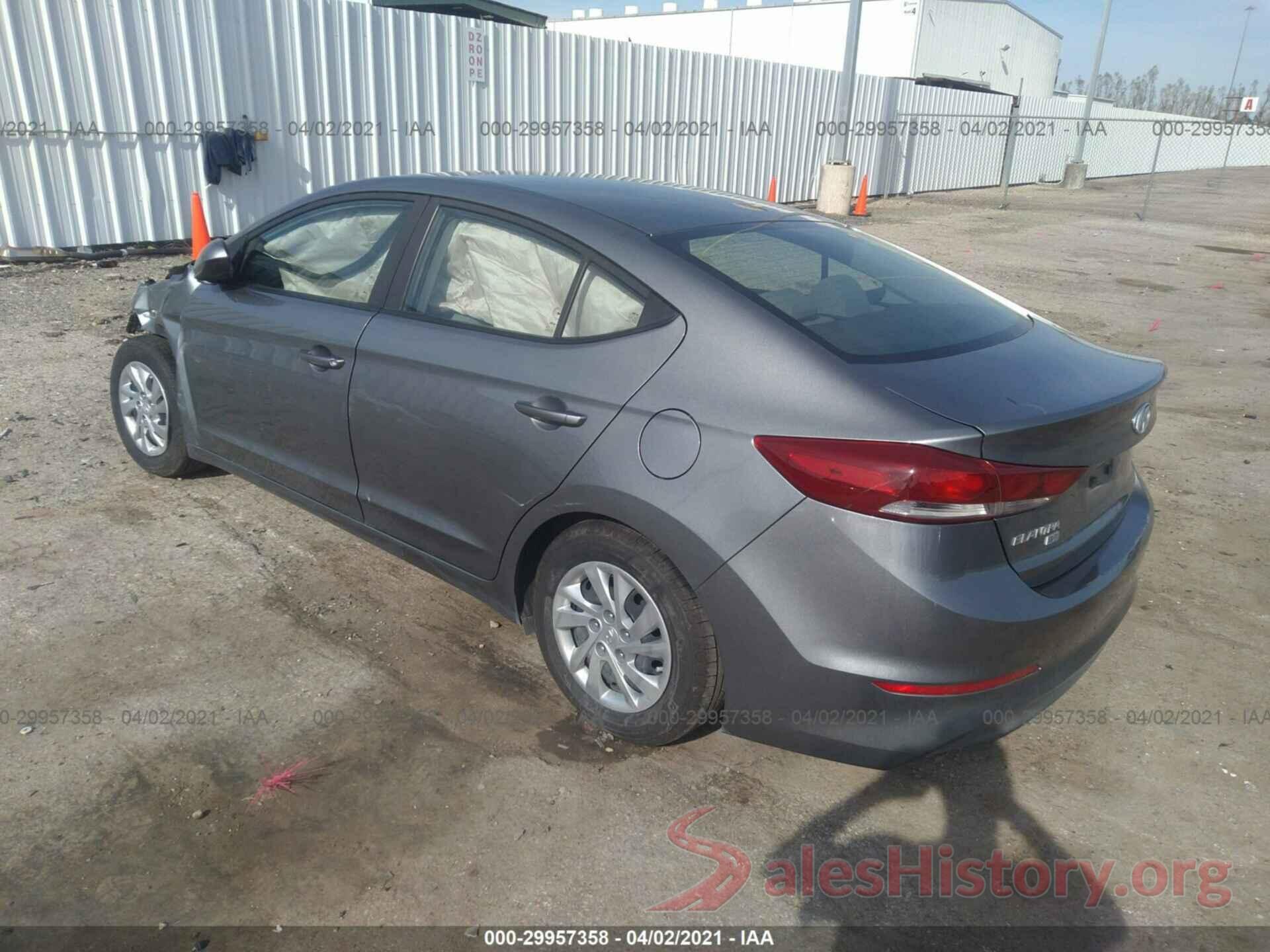 KMHD74LF6JU451959 2018 HYUNDAI ELANTRA