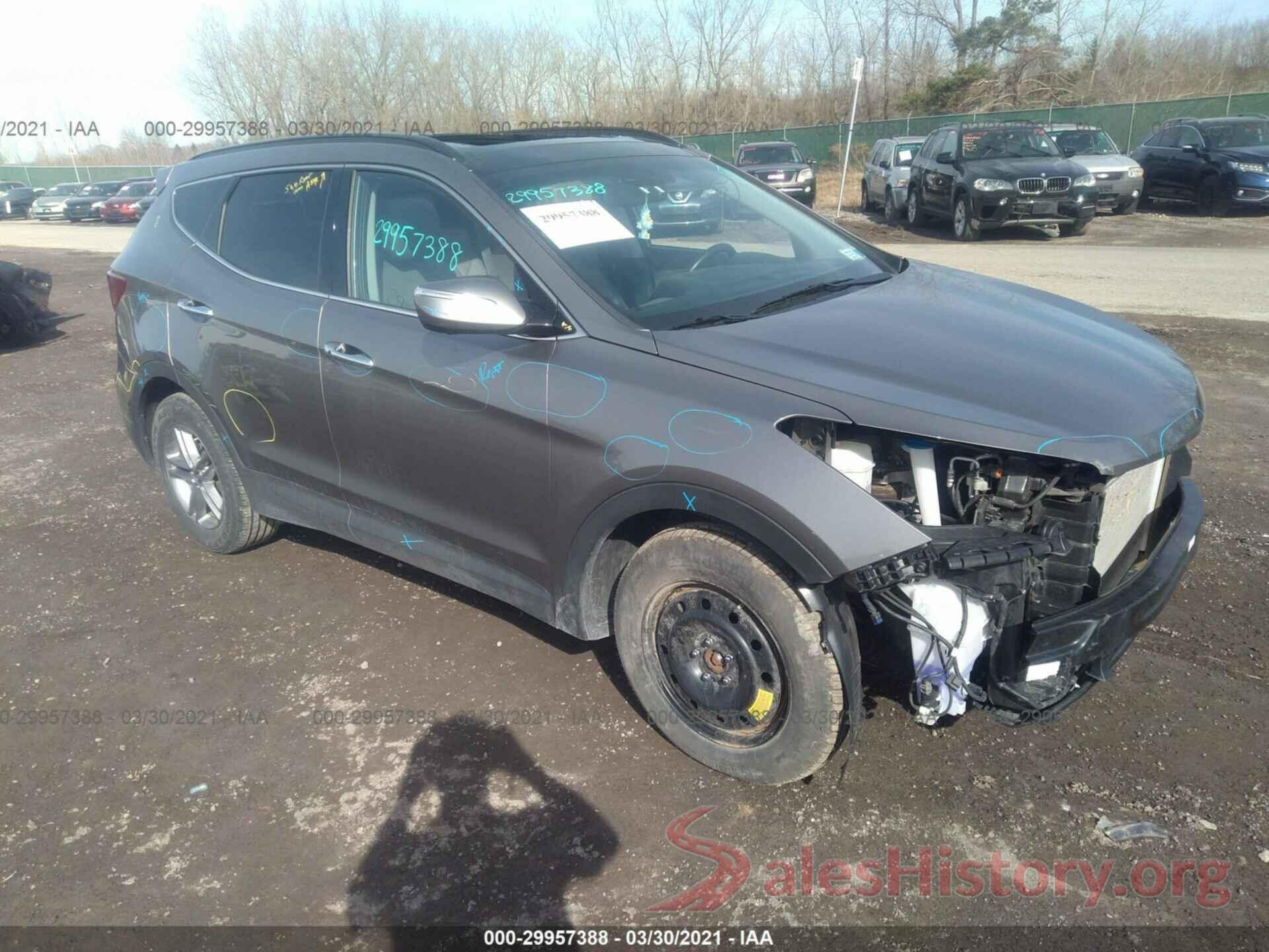 5NMZUDLBXHH041666 2017 HYUNDAI SANTA FE SPORT