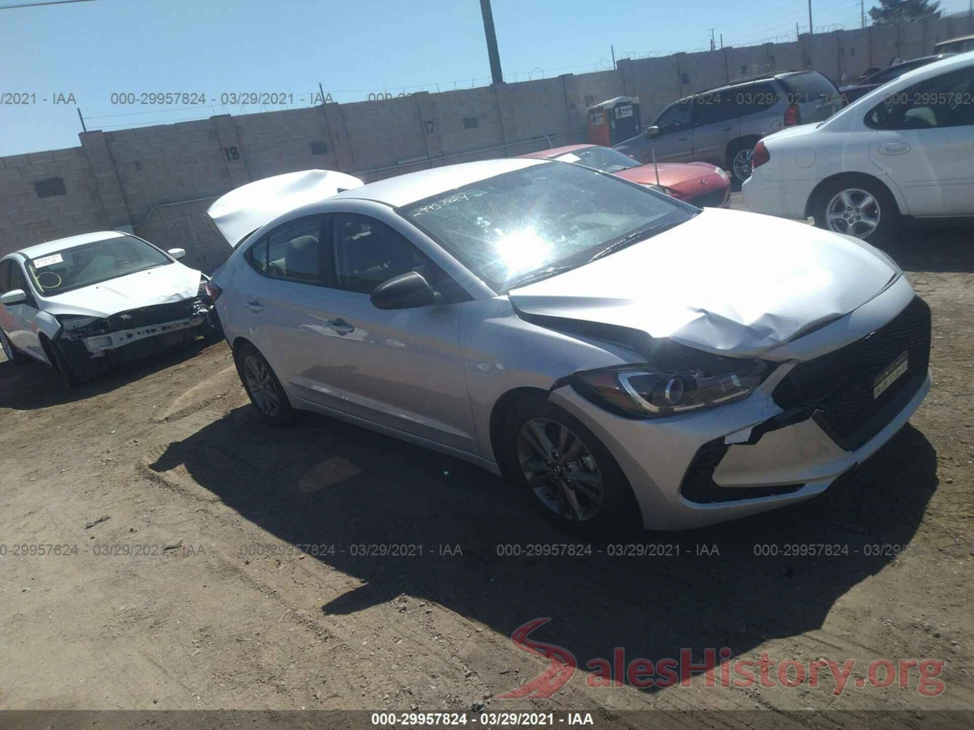 5NPD84LF9JH324019 2018 HYUNDAI ELANTRA