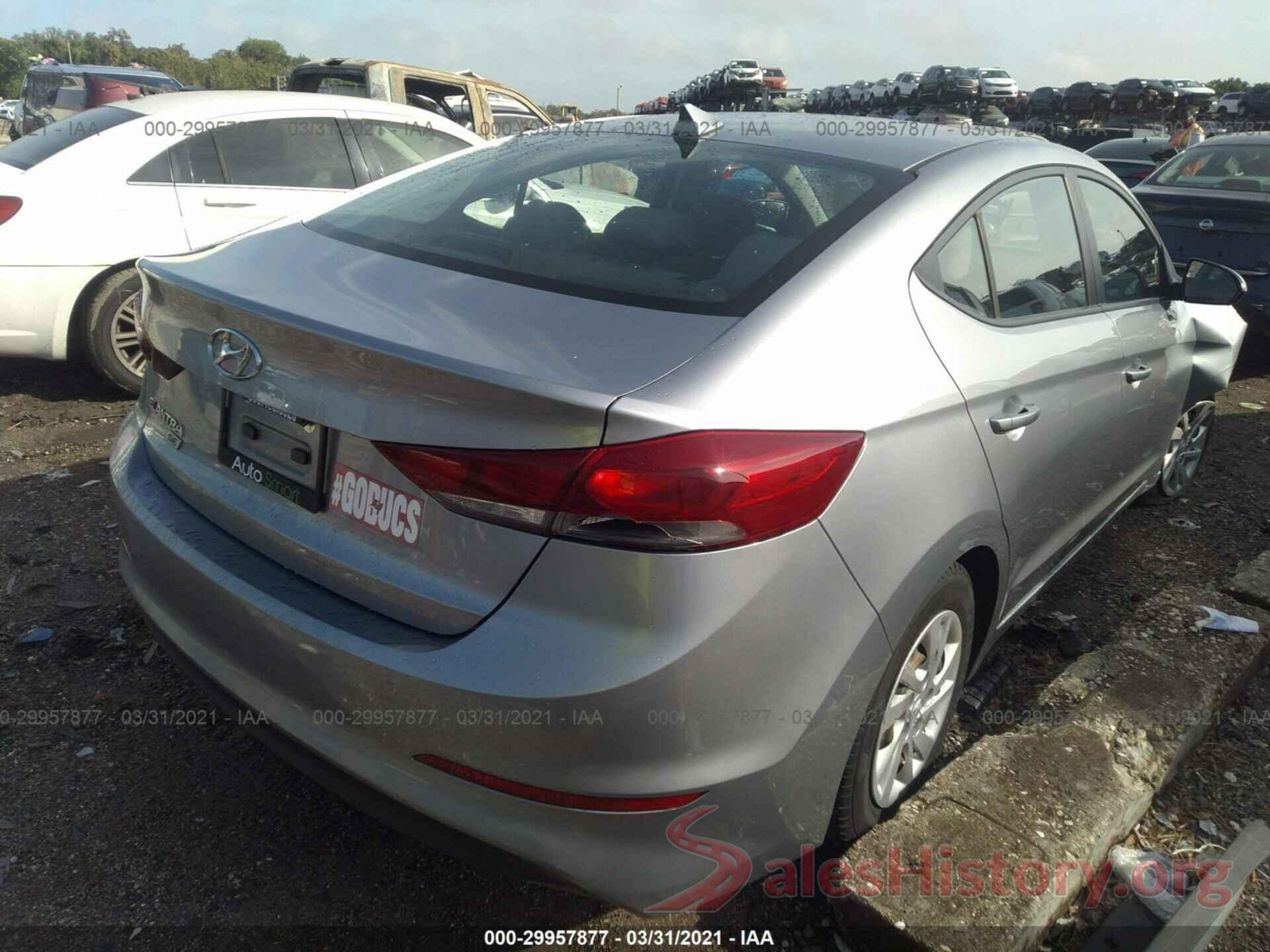 5NPD74LF6HH211982 2017 HYUNDAI ELANTRA