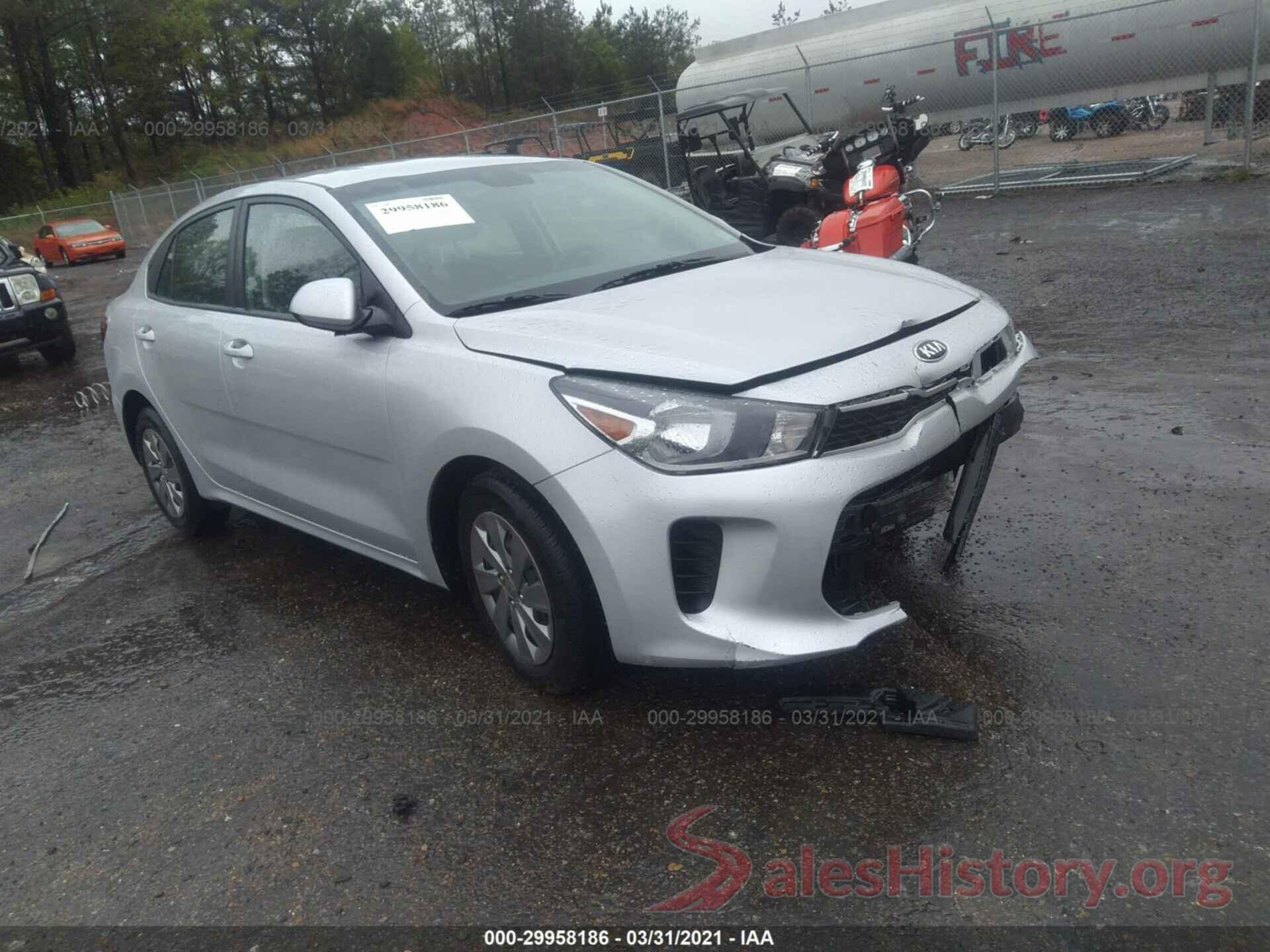 3KPA24ADXLE255581 2020 KIA RIO