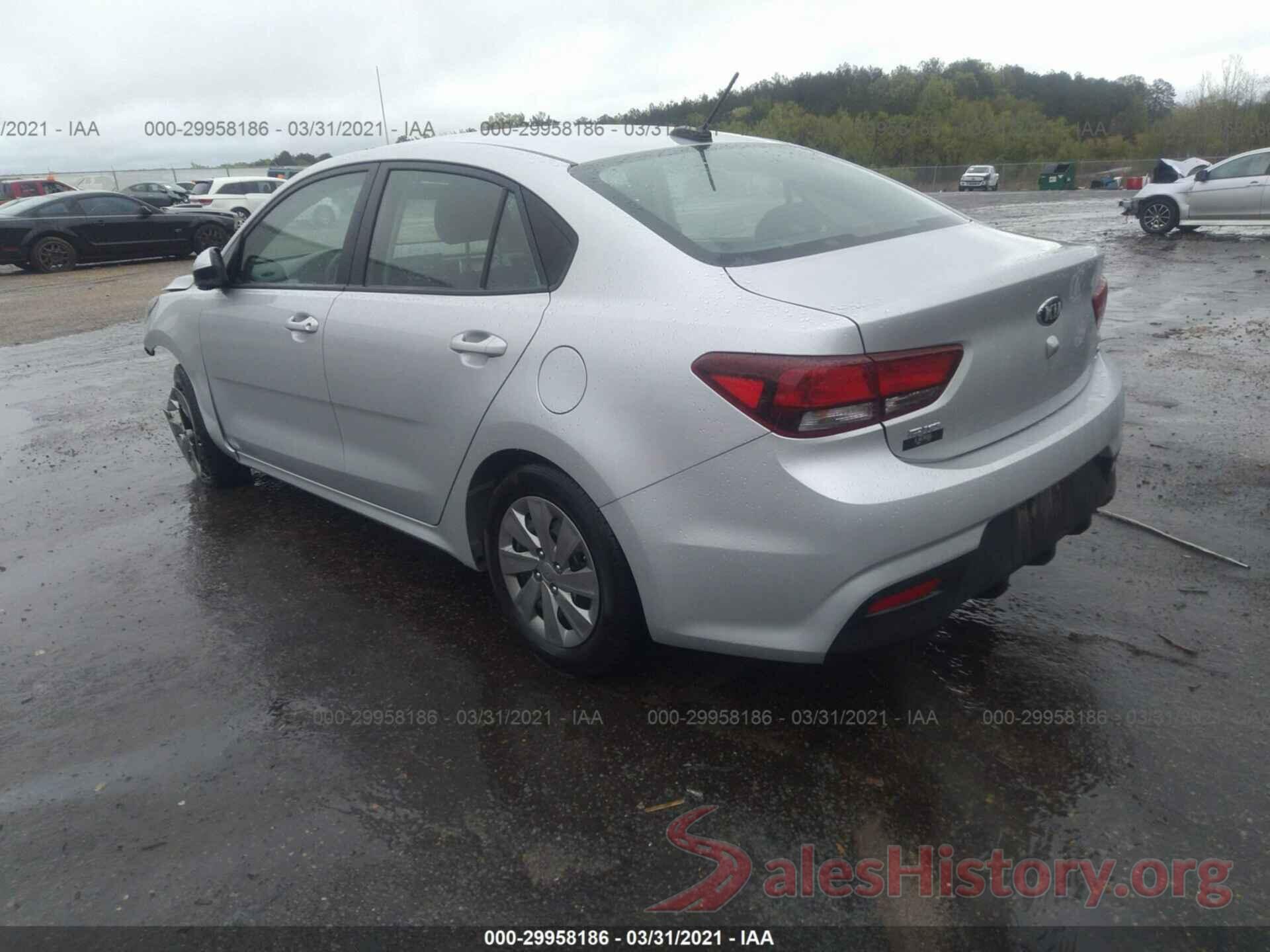 3KPA24ADXLE255581 2020 KIA RIO