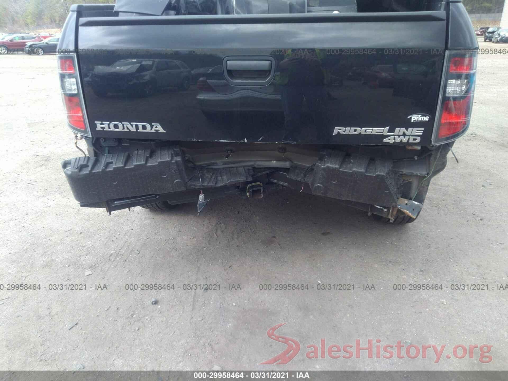 5FPYK1F78CB454632 2012 HONDA RIDGELINE