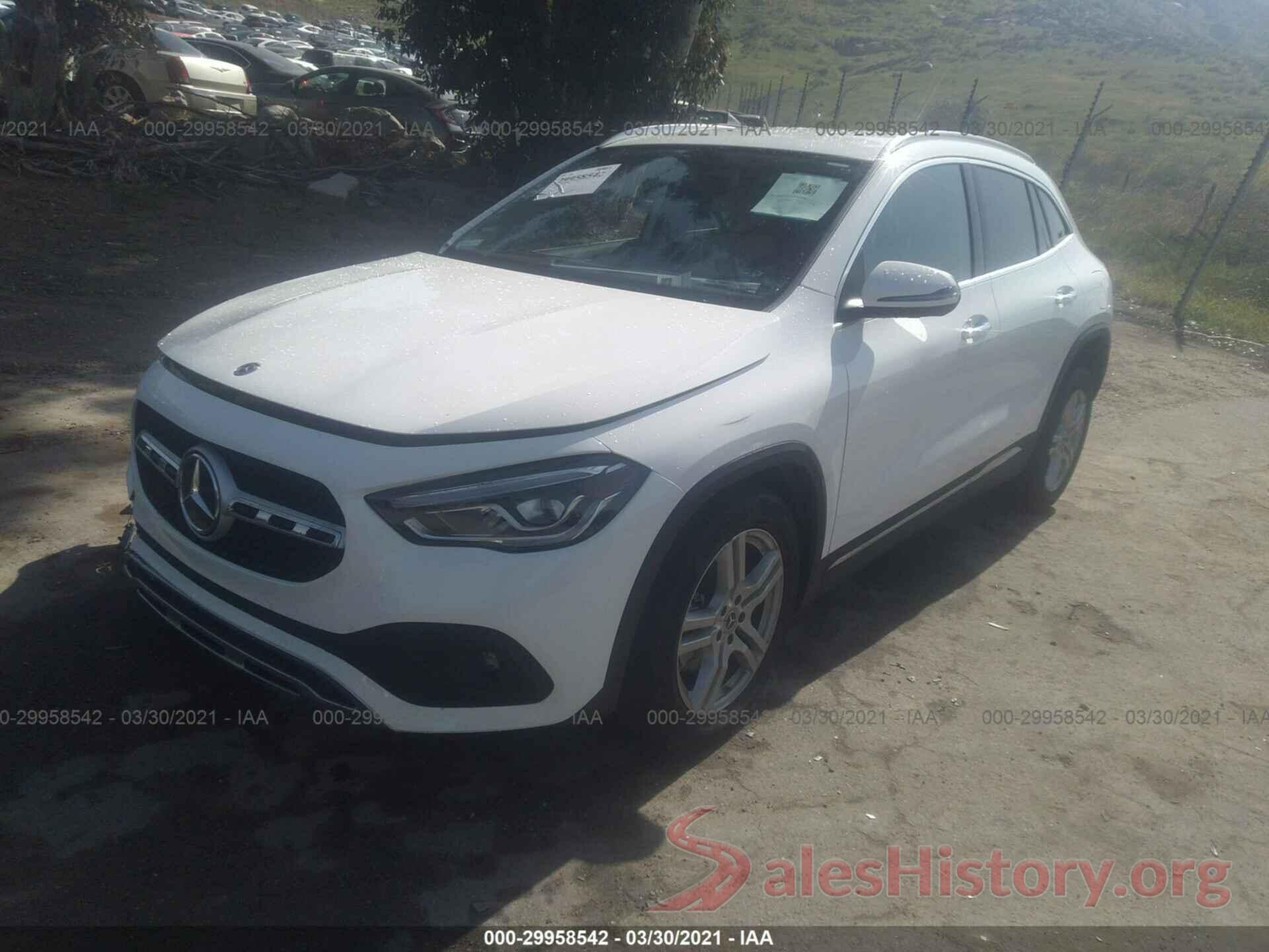 W1N4N4GB9MJ132958 2021 MERCEDES-BENZ GLA