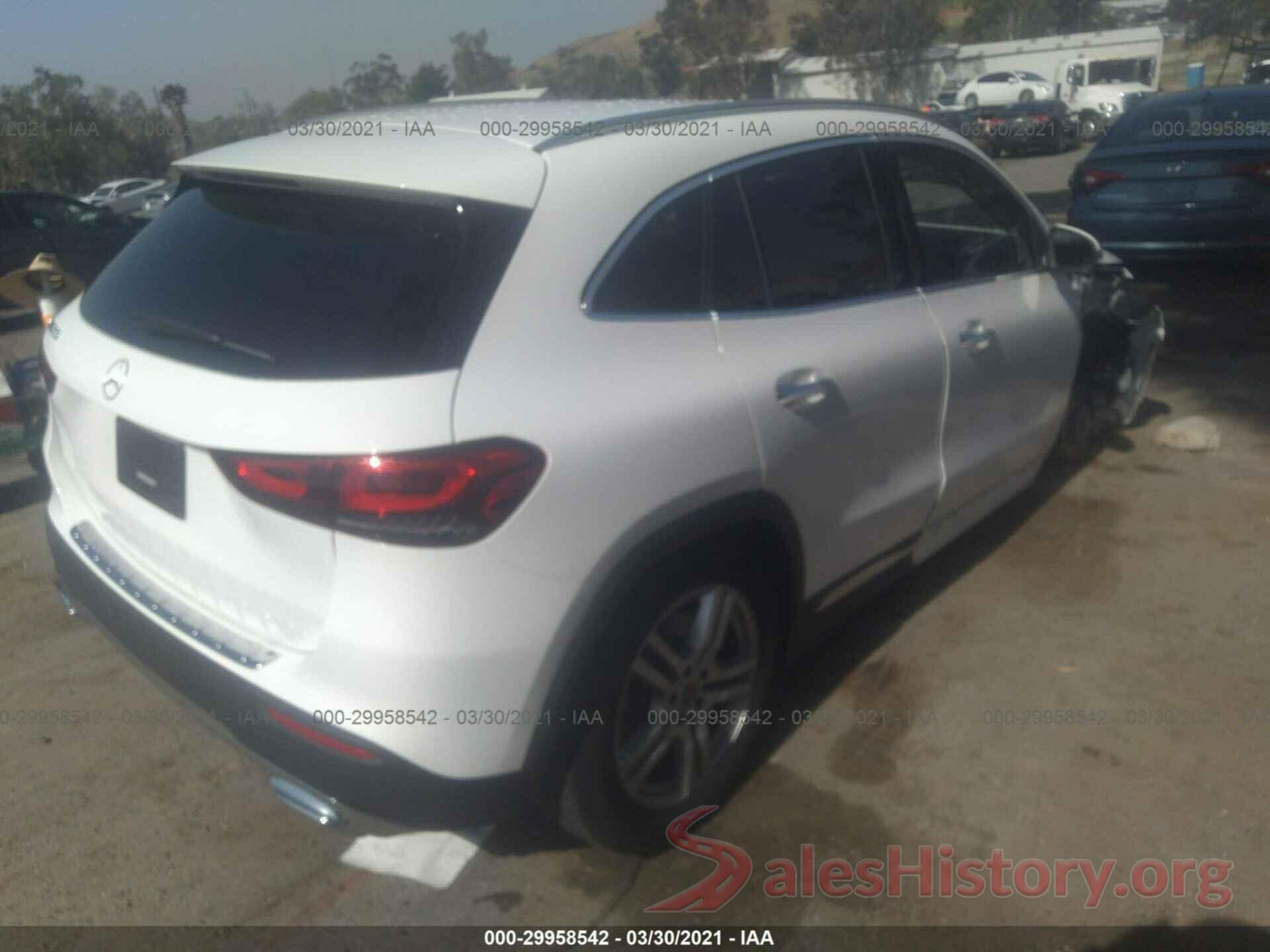 W1N4N4GB9MJ132958 2021 MERCEDES-BENZ GLA