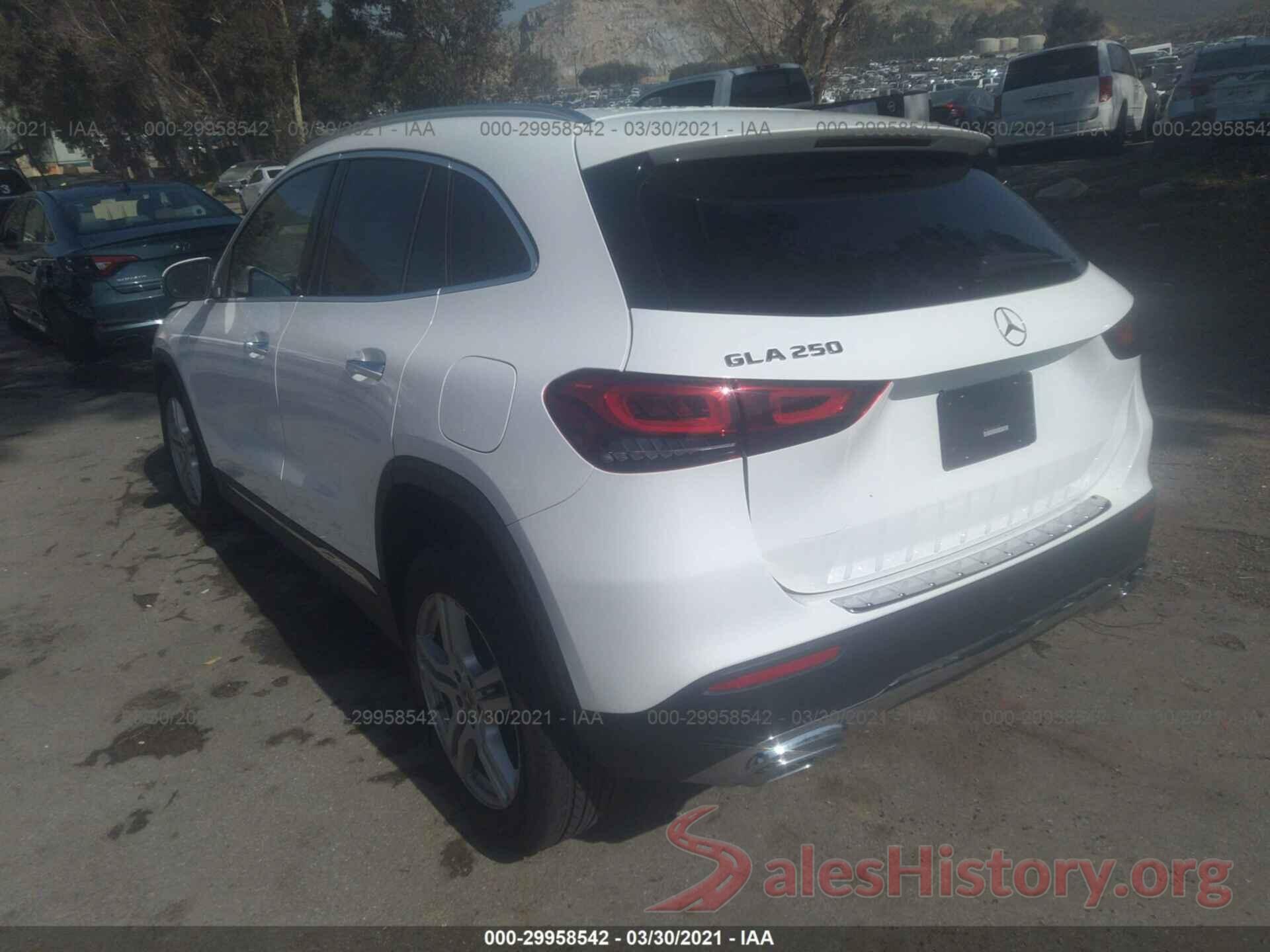 W1N4N4GB9MJ132958 2021 MERCEDES-BENZ GLA