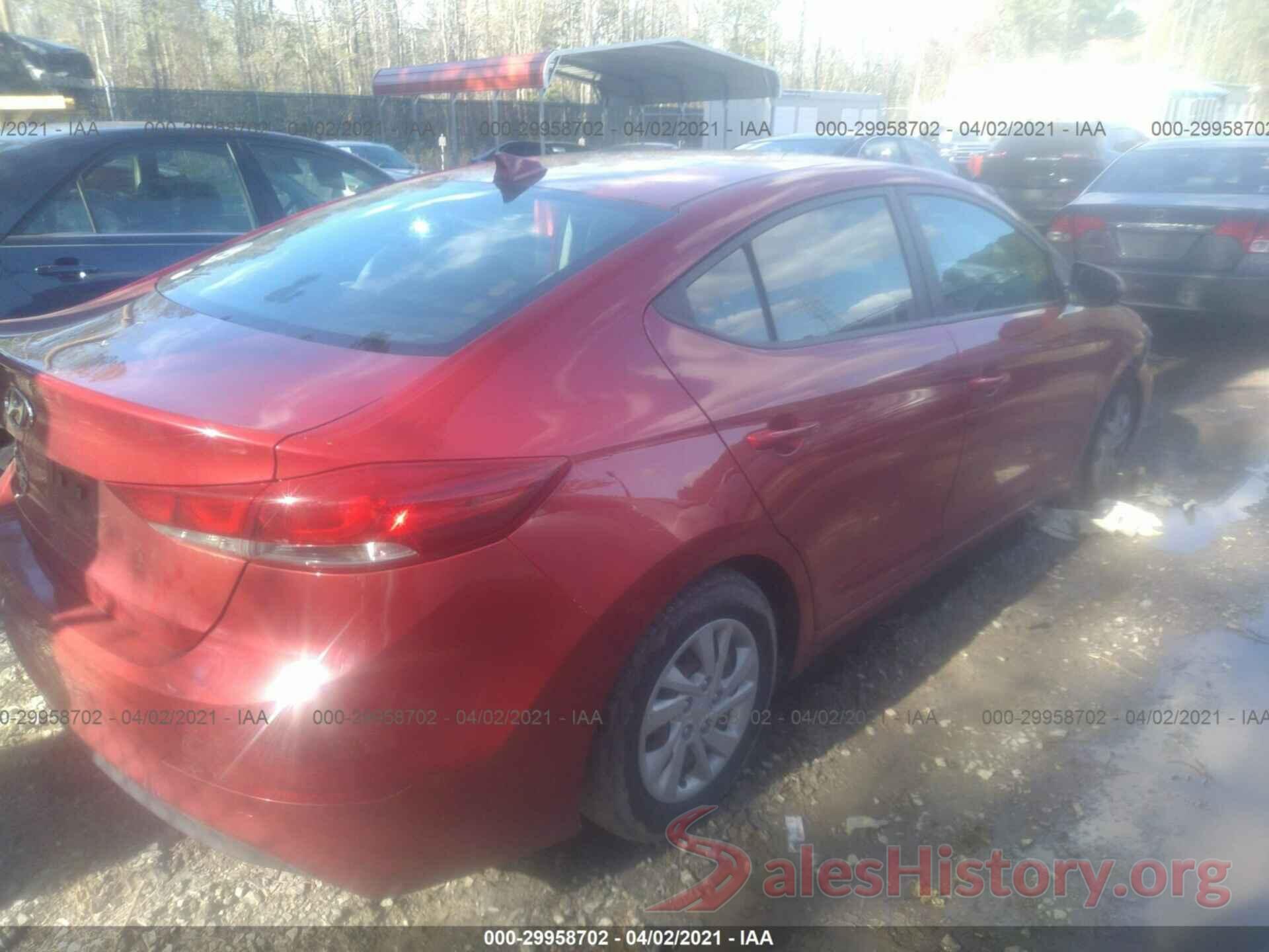 5NPD74LF5HH070838 2017 HYUNDAI ELANTRA