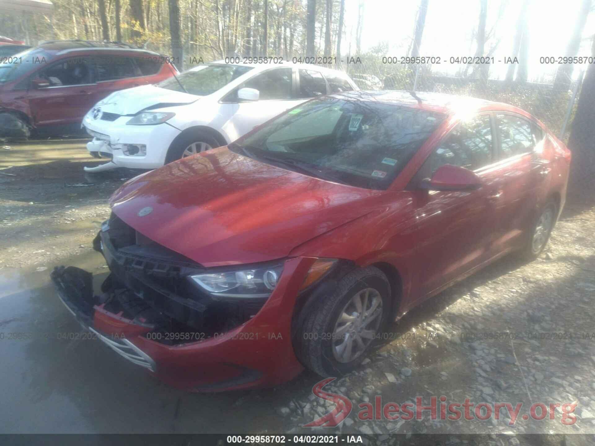 5NPD74LF5HH070838 2017 HYUNDAI ELANTRA