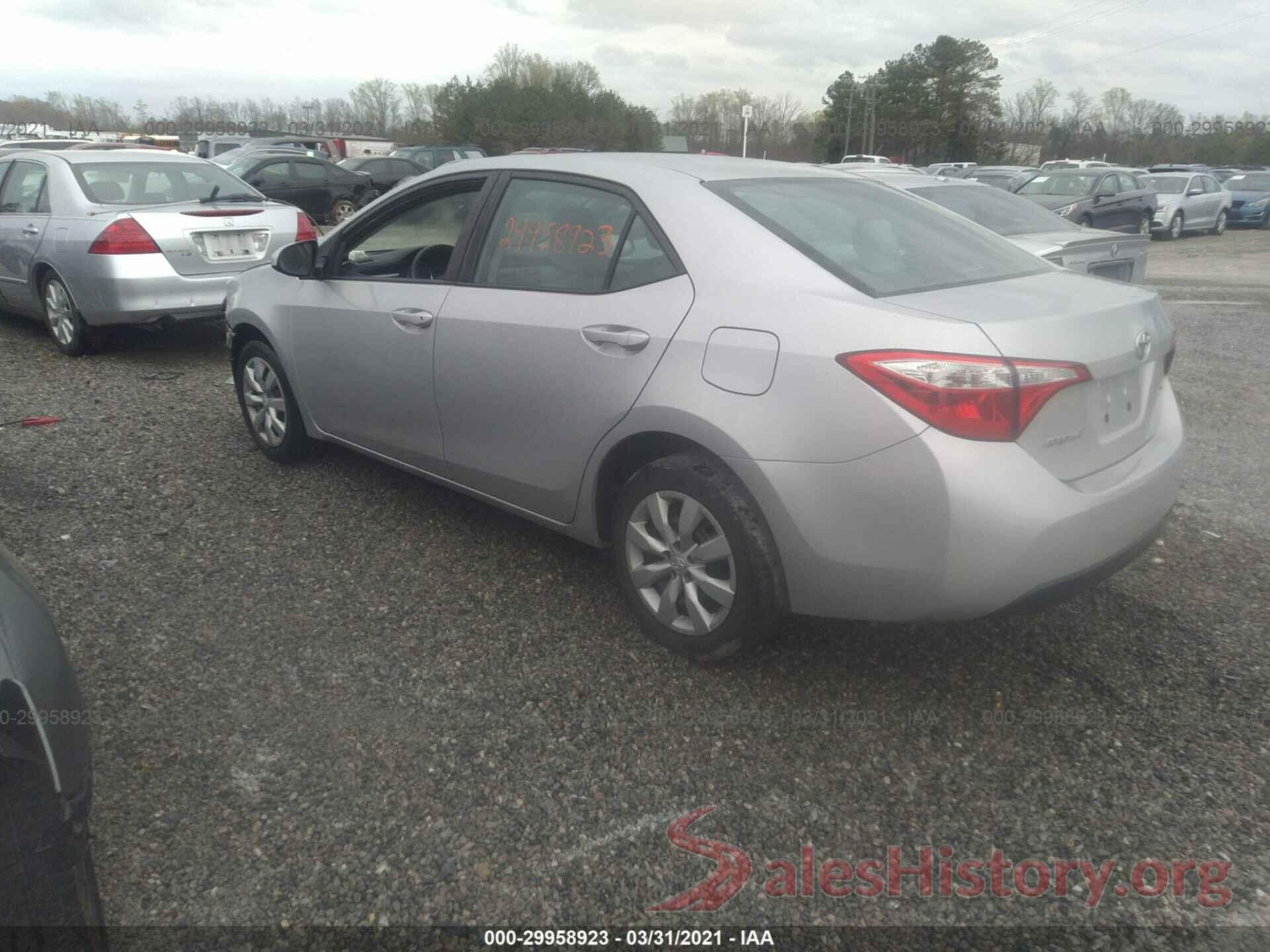 2T1BURHE5GC678423 2016 TOYOTA COROLLA