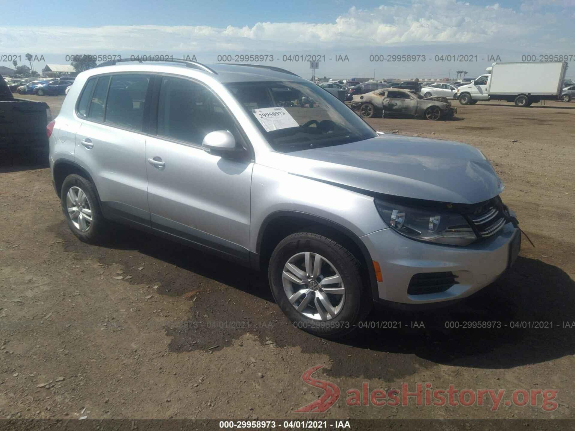 WVGAV7AX1HK031814 2017 VOLKSWAGEN TIGUAN