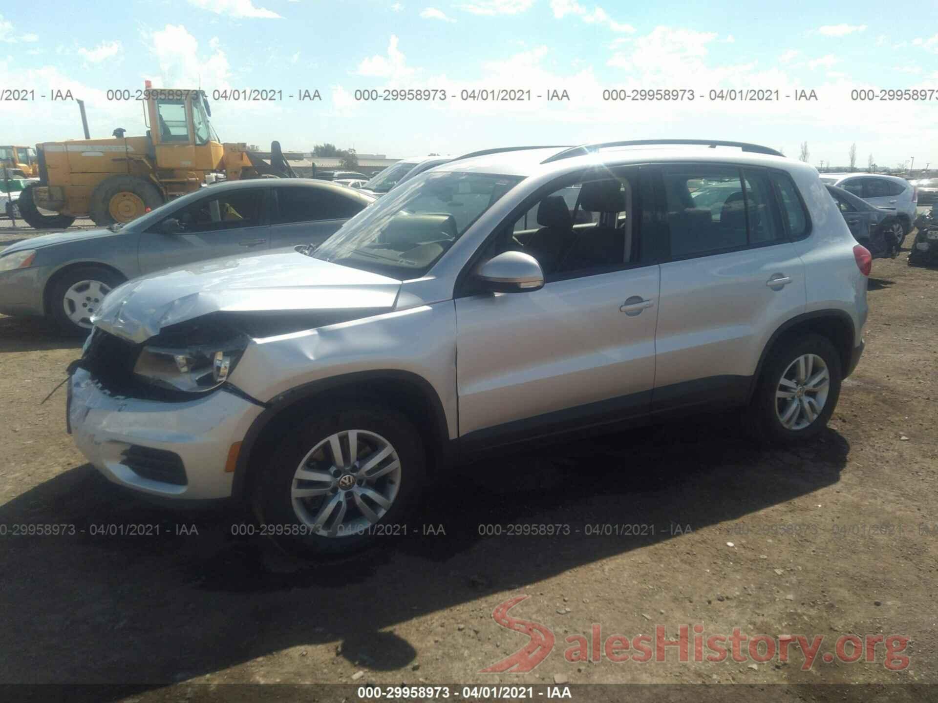 WVGAV7AX1HK031814 2017 VOLKSWAGEN TIGUAN