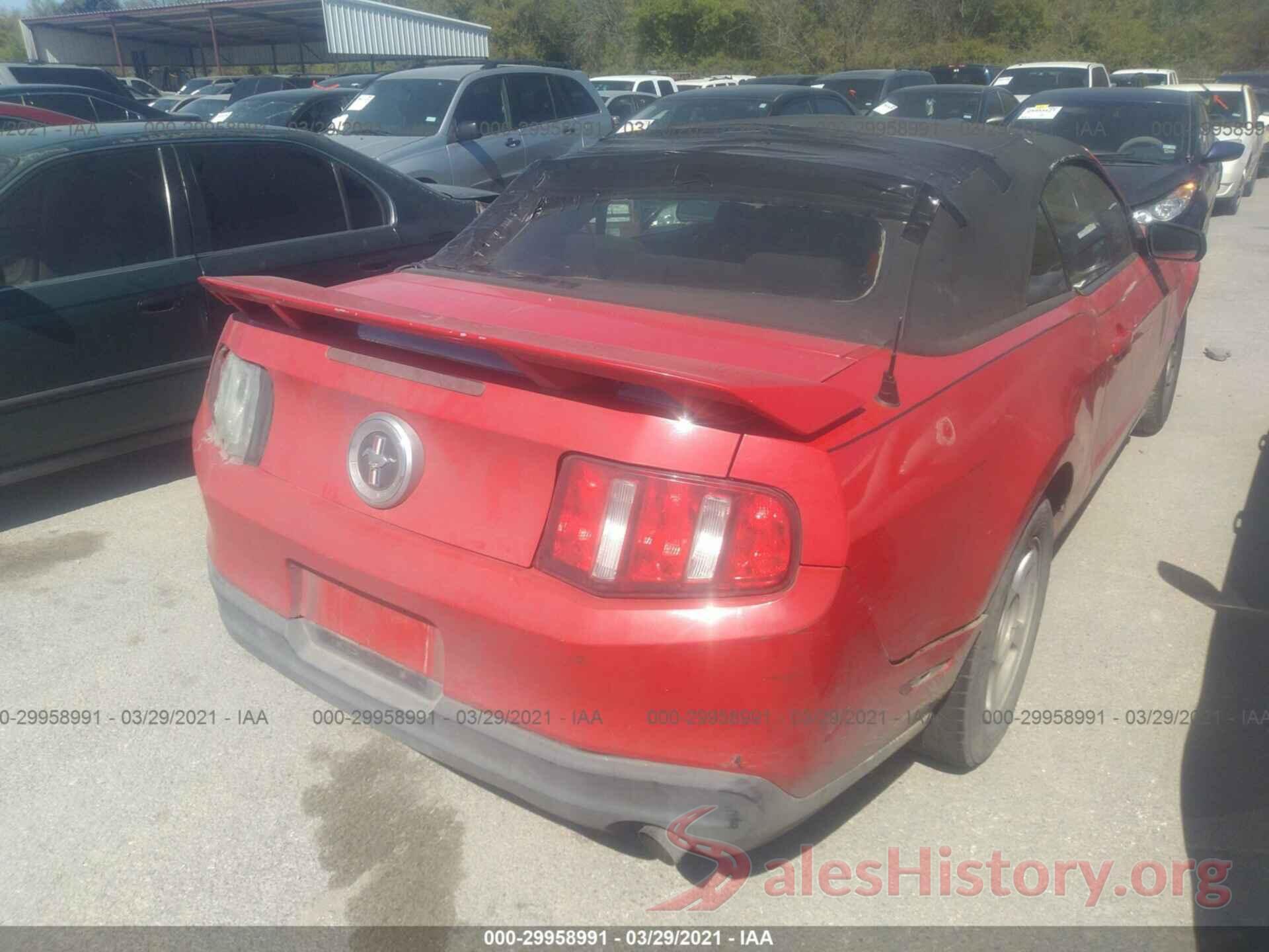 5XXGT4L33KG354695 2010 FORD MUSTANG