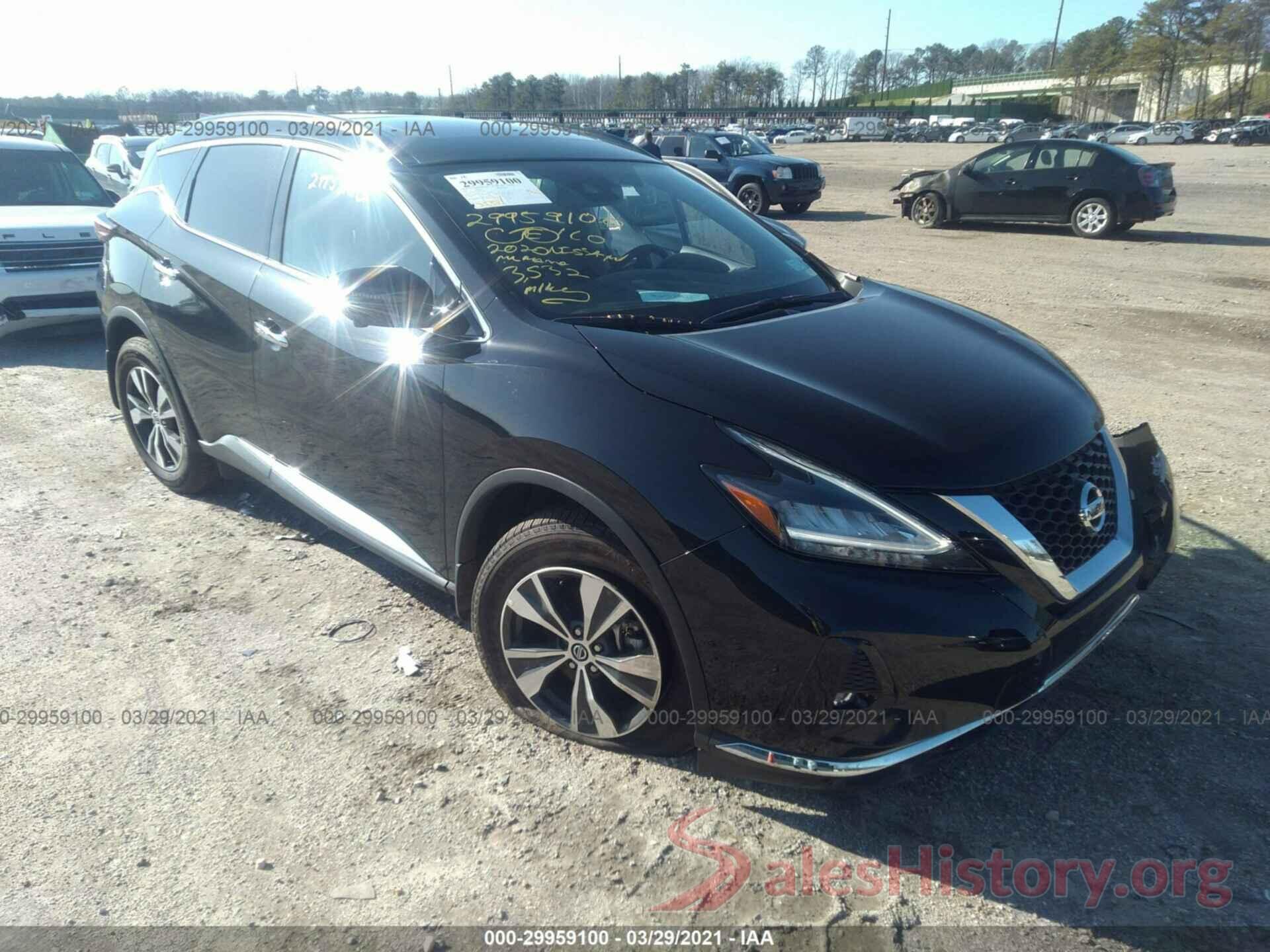 5N1AZ2BS9LN152933 2020 NISSAN MURANO