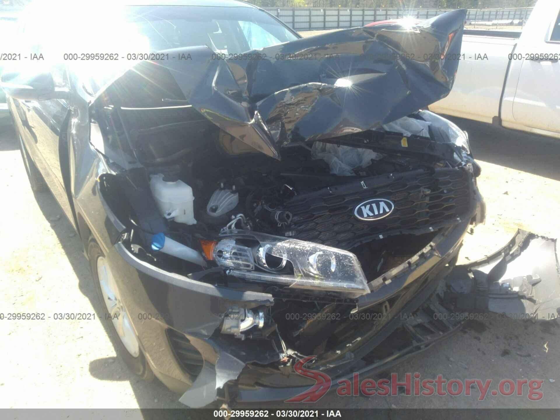 5XYPG4A51KG509586 2019 KIA SORENTO