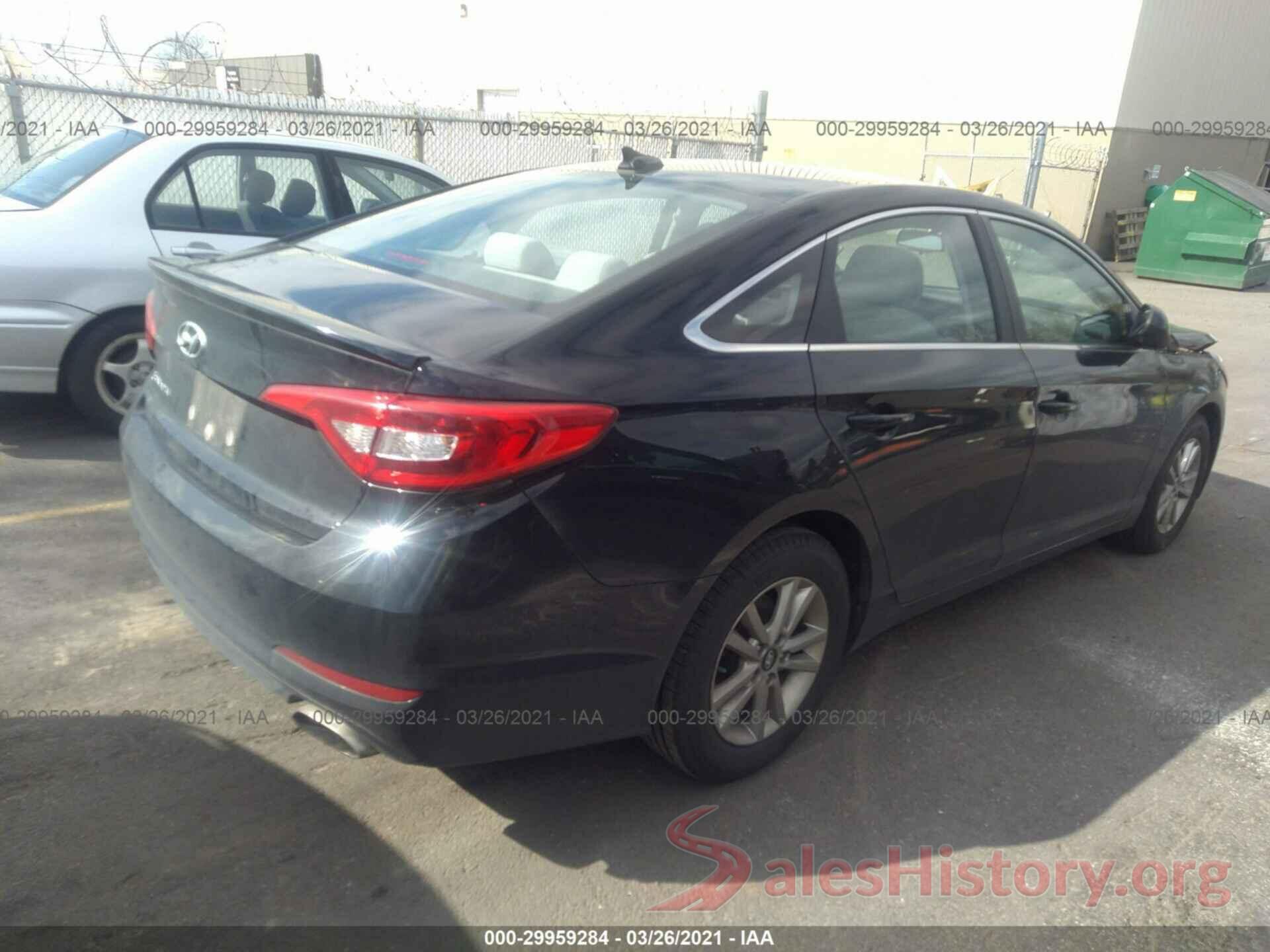 5NPE24AF5GH262099 2016 HYUNDAI SONATA