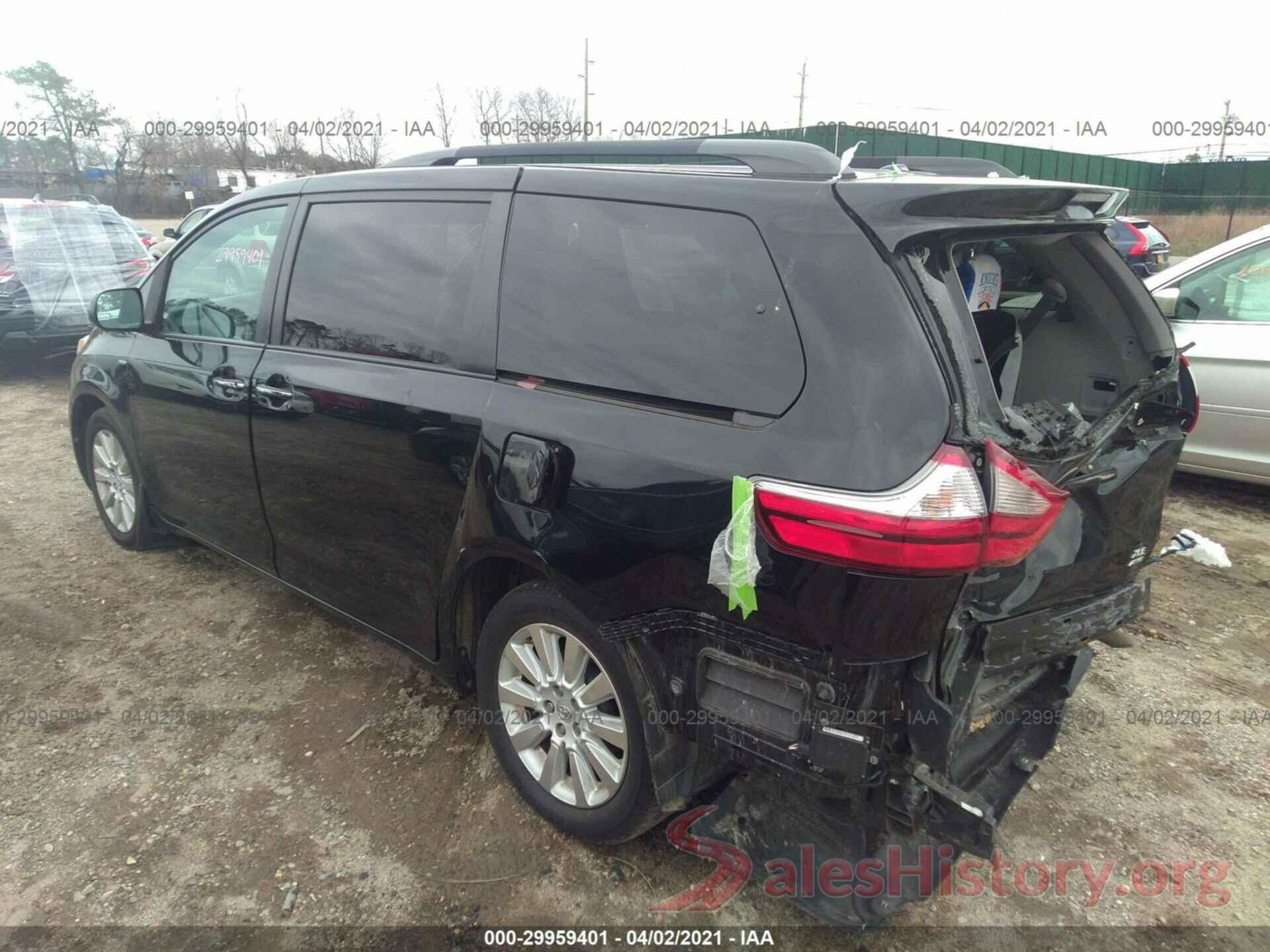 5TDDK3DC9GS137057 2016 TOYOTA SIENNA