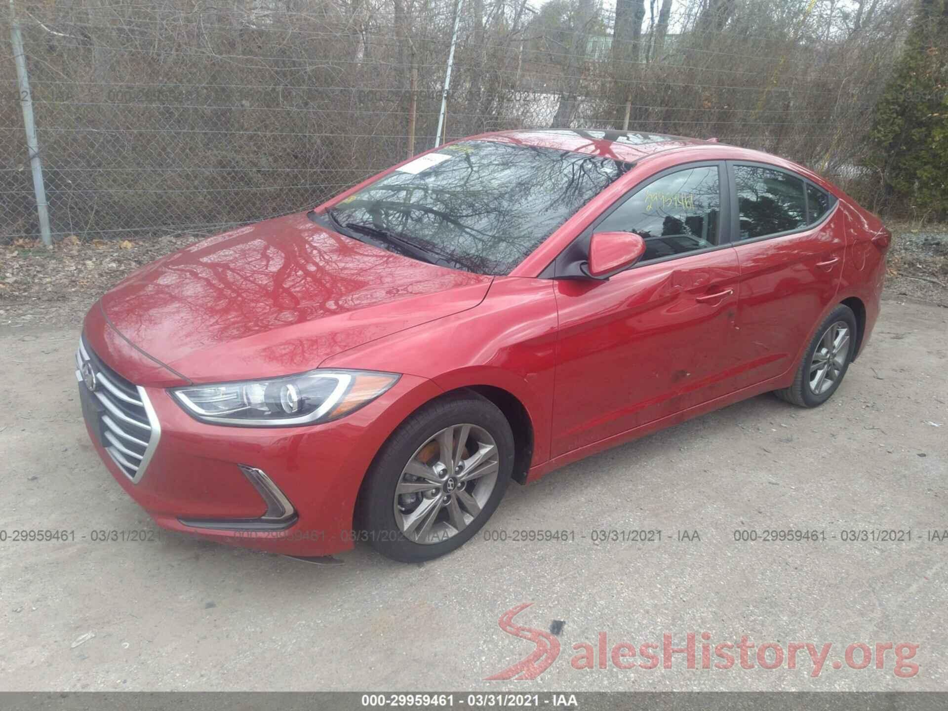 5NPD84LF5HH130145 2017 HYUNDAI ELANTRA