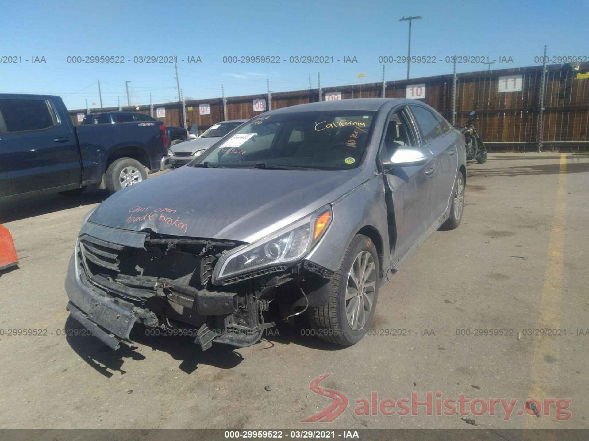 5NPE34AF8GH272428 2016 HYUNDAI SONATA