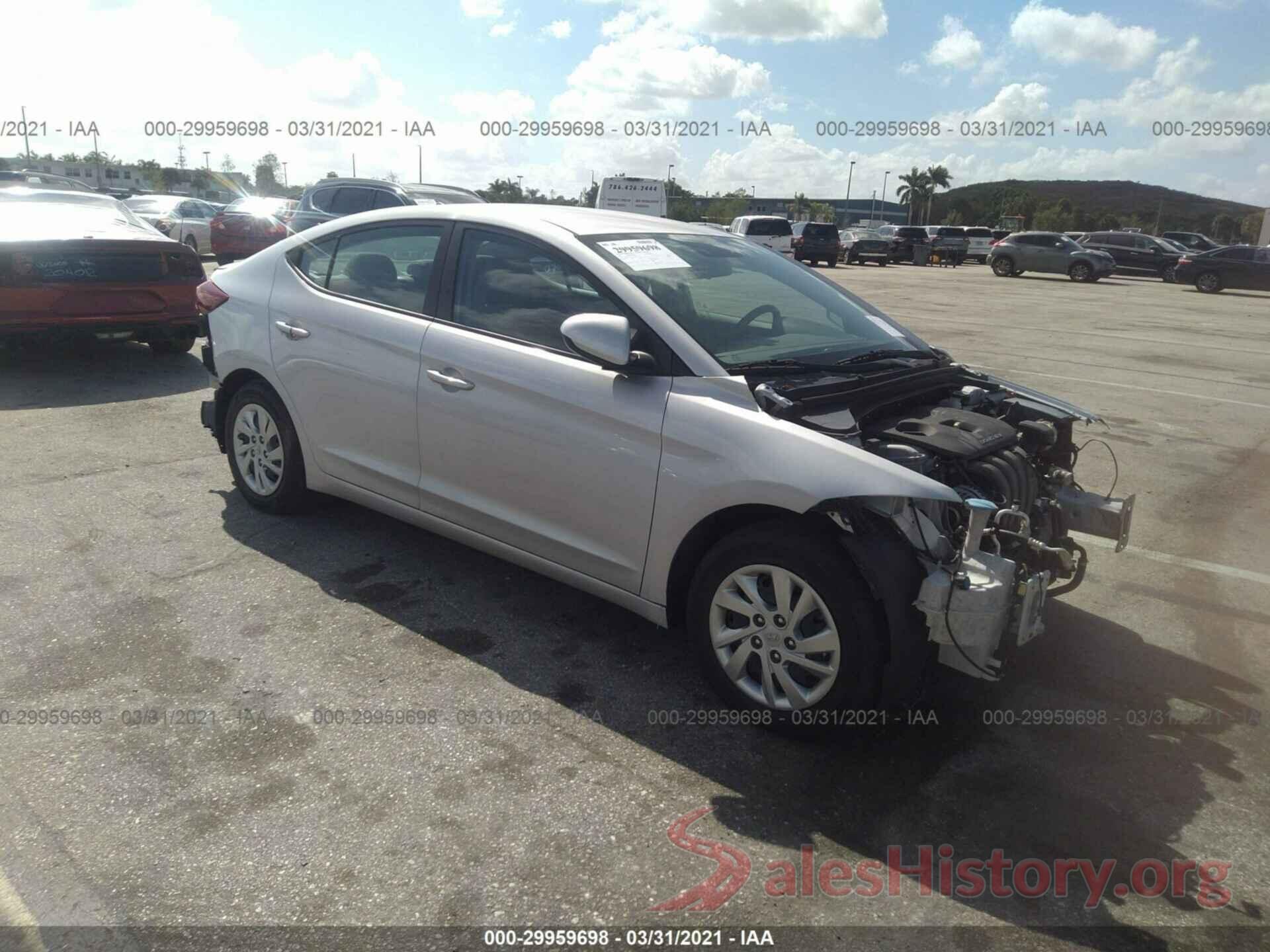 KMHD74LF2HU161714 2017 HYUNDAI ELANTRA