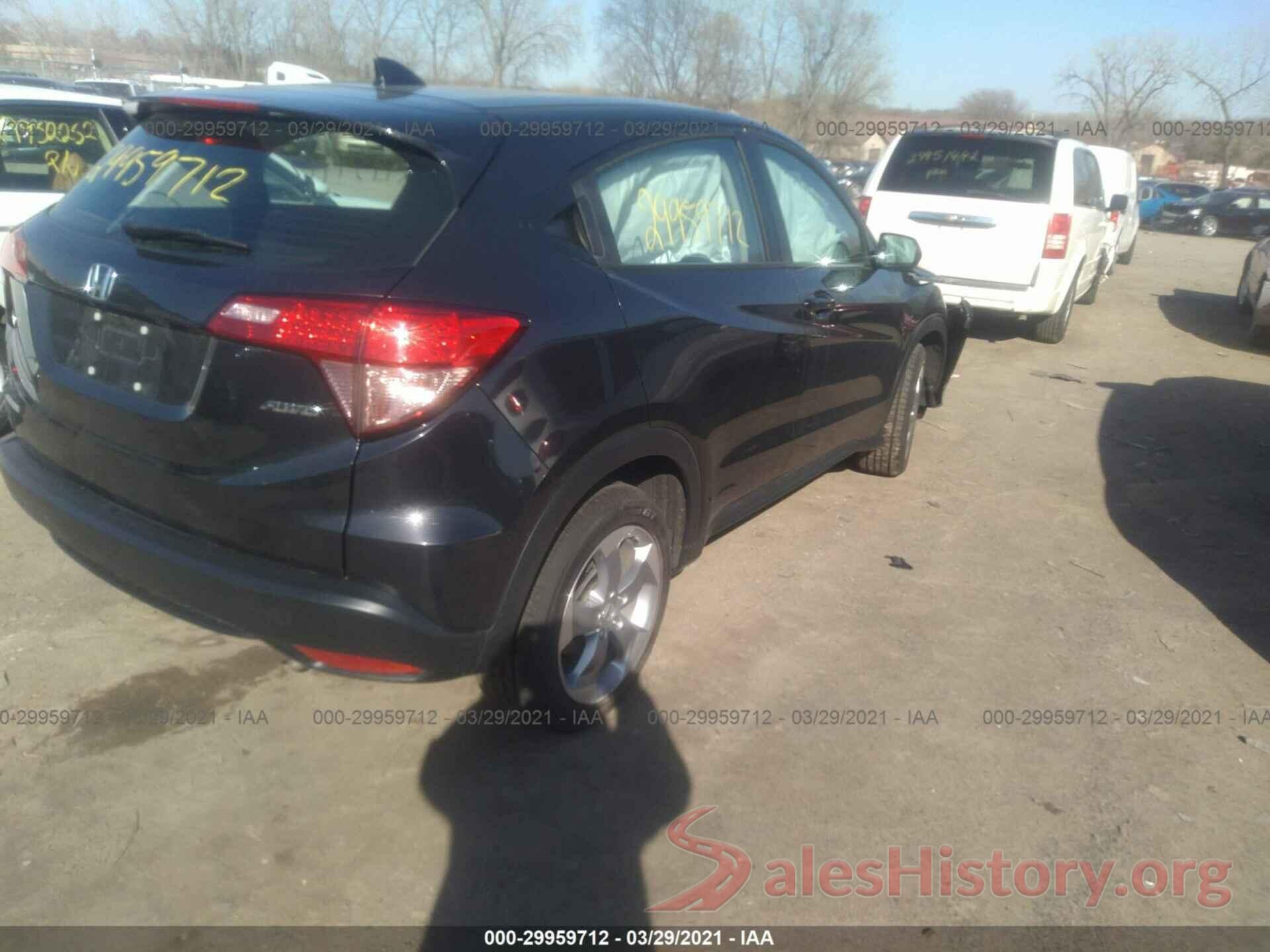 3CZRU6H33JG726701 2018 HONDA HR-V