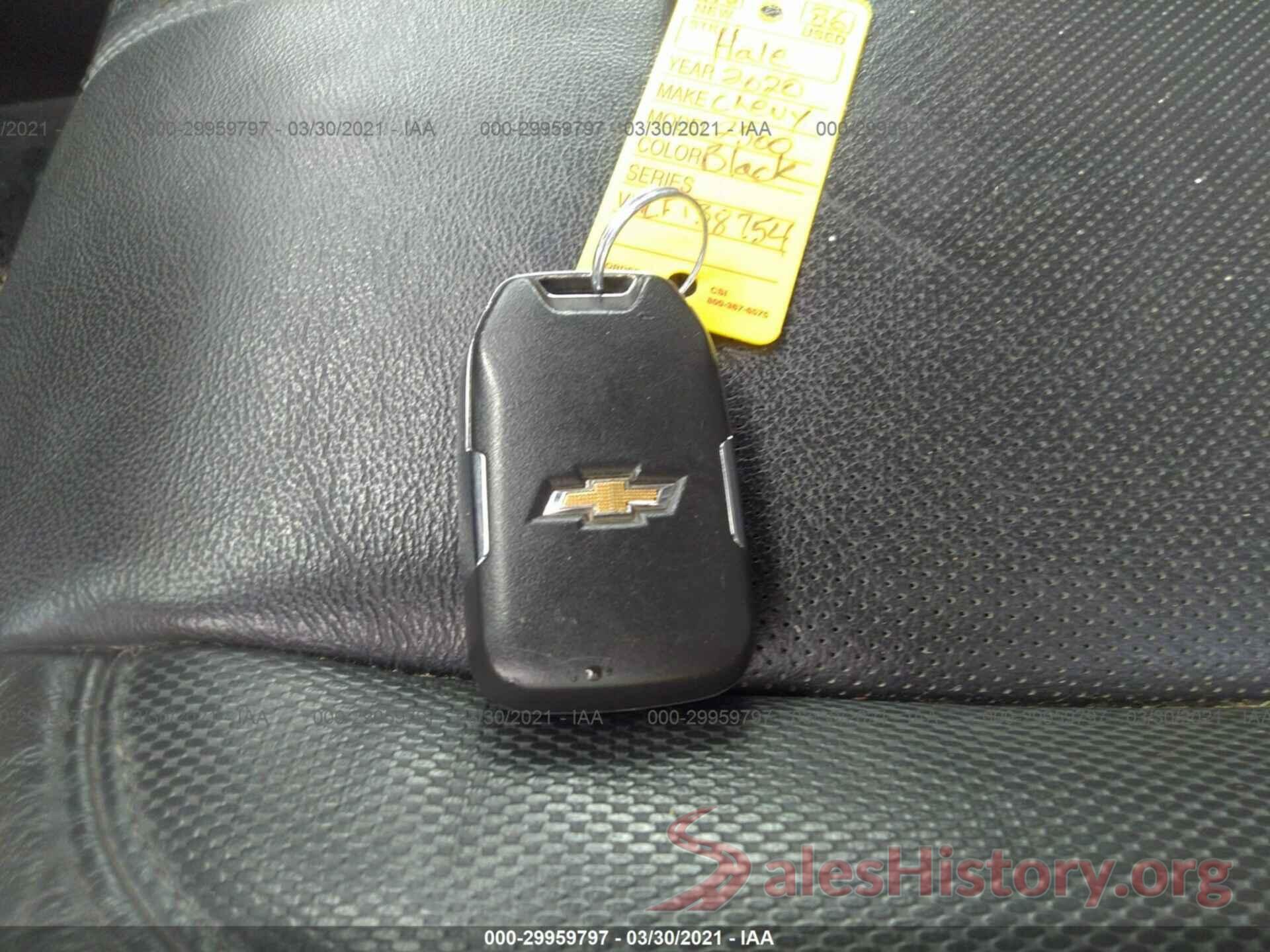 1GC4YREY6LF138754 2020 CHEVROLET SILVERADO 2500HD