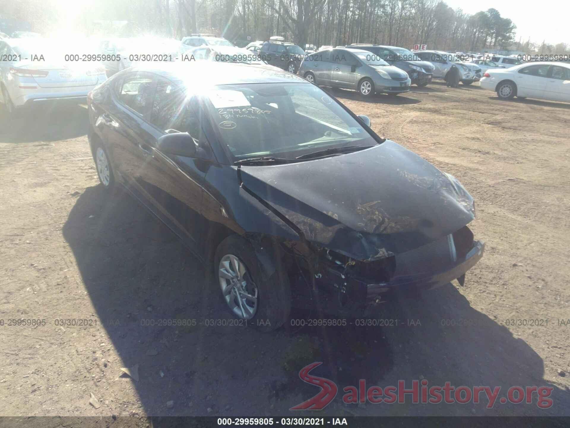 KMHD74LF9JU525102 2018 HYUNDAI ELANTRA