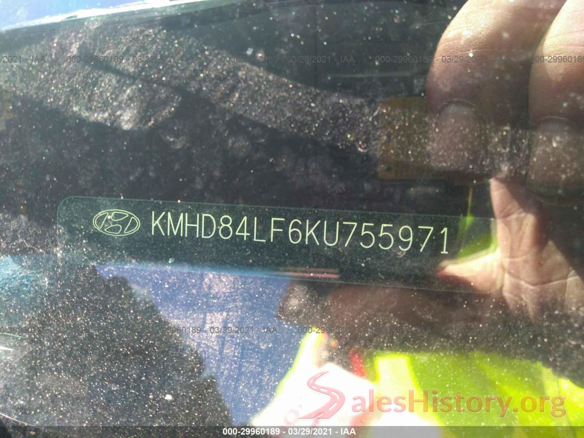 KMHD84LF6KU755971 2019 HYUNDAI ELANTRA