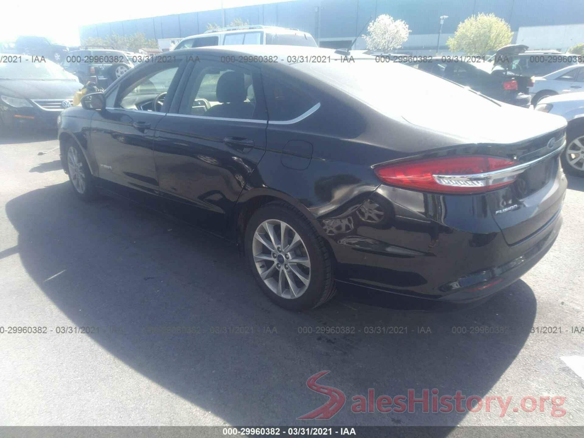 3FA6P0LU6HR207501 2017 FORD FUSION