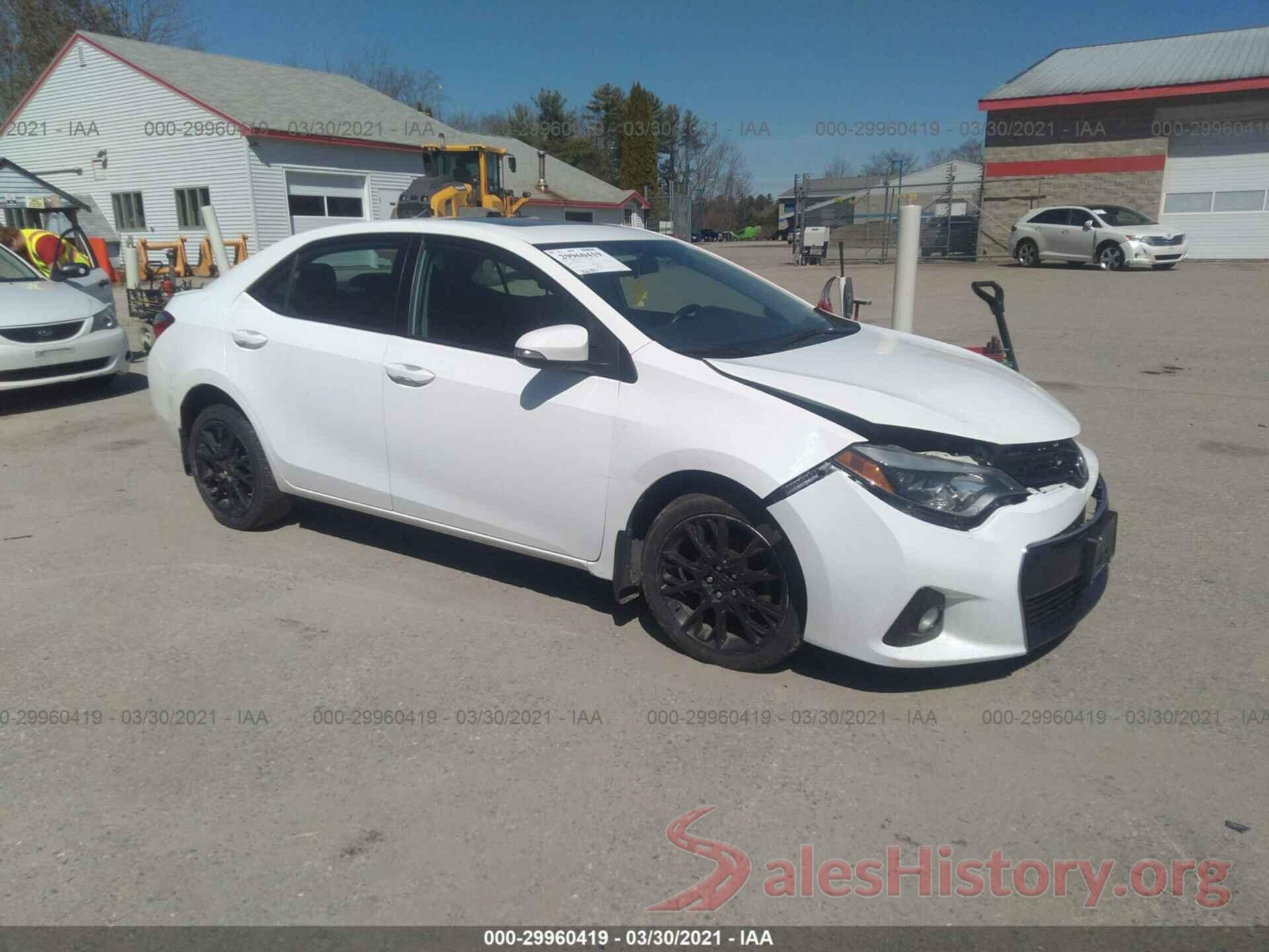 2T1BURHEXGC502810 2016 TOYOTA COROLLA