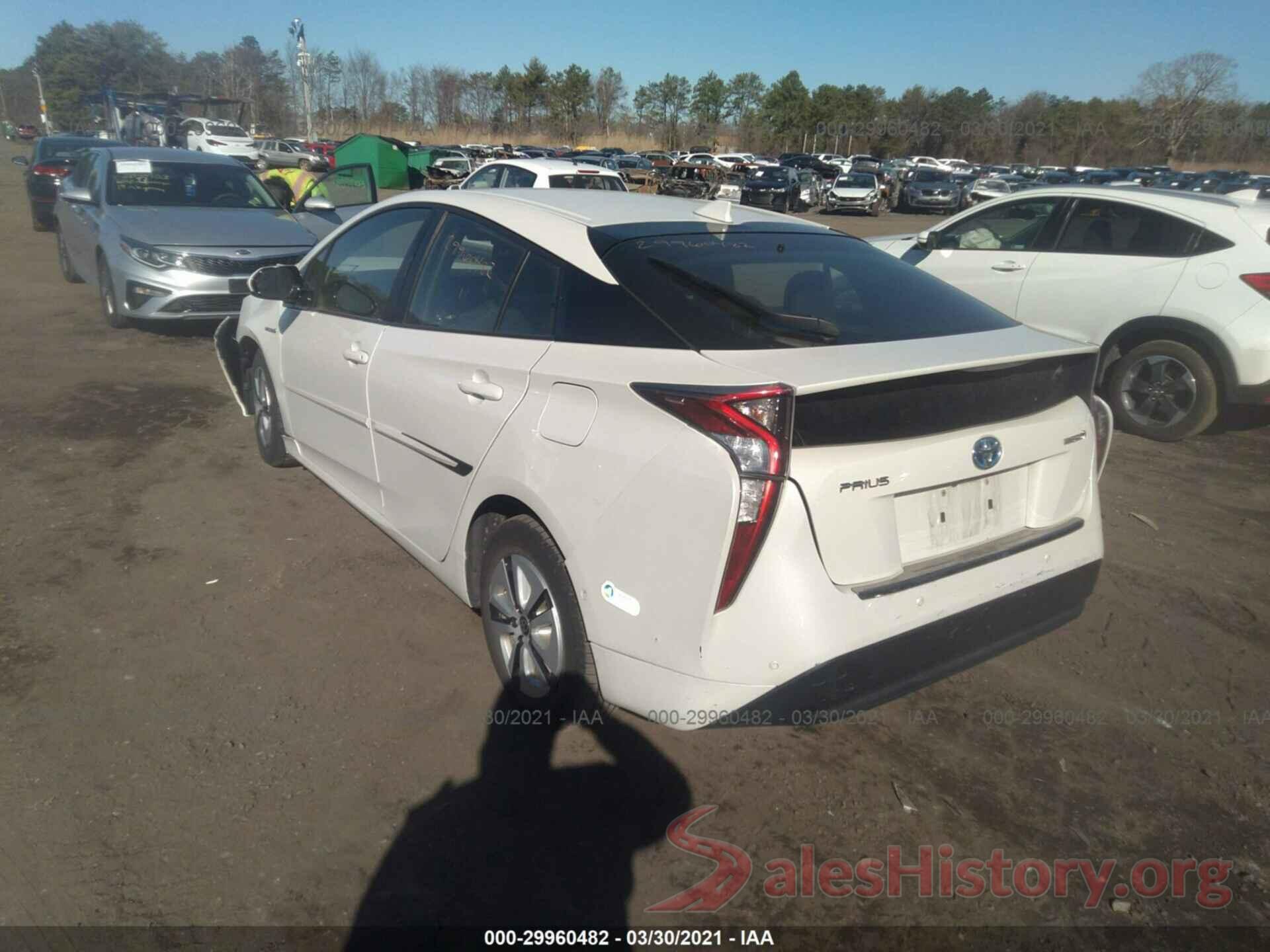 JTDKBRFU6H3050252 2017 TOYOTA PRIUS