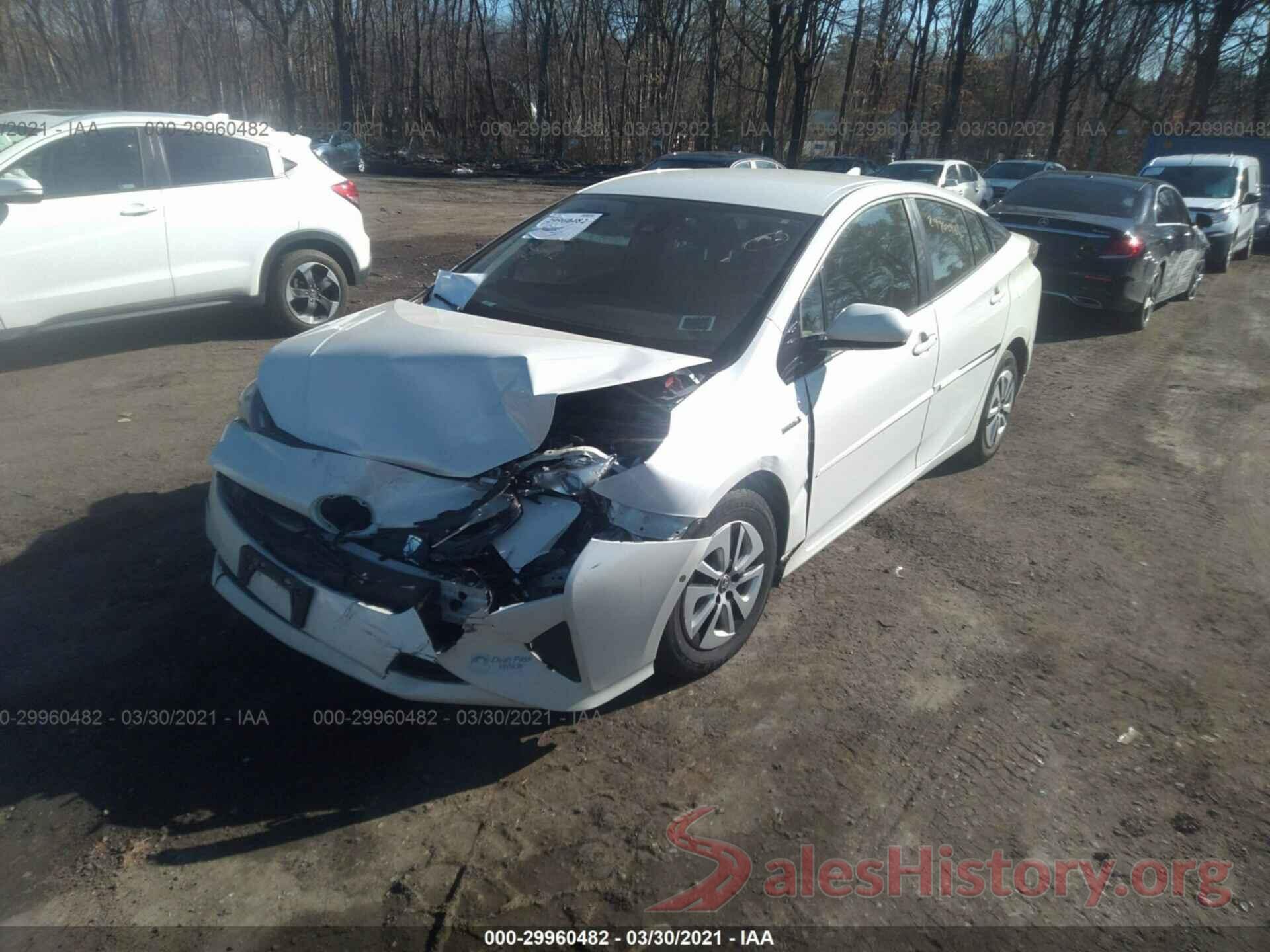 JTDKBRFU6H3050252 2017 TOYOTA PRIUS