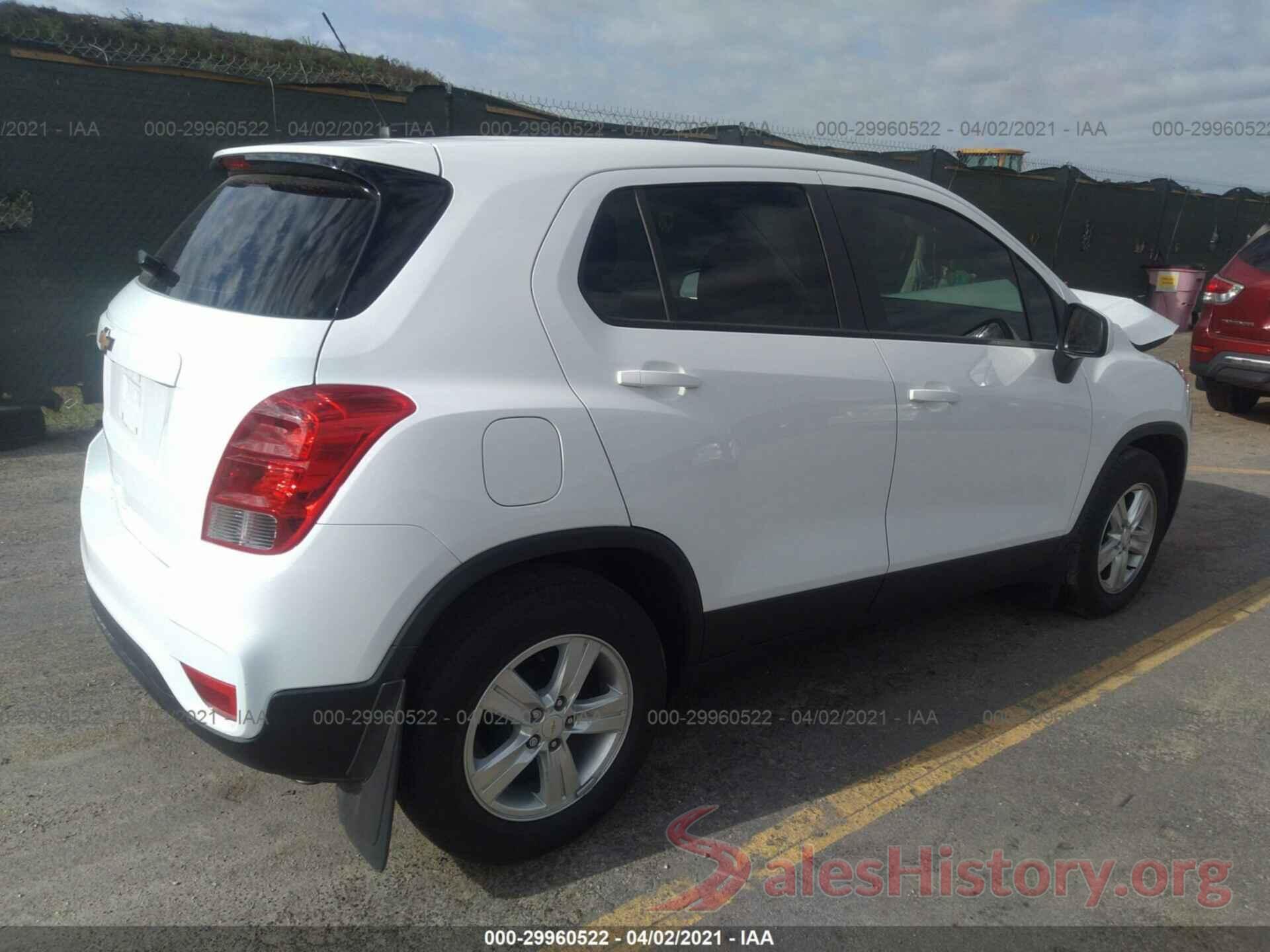 KL7CJKSB4LB083894 2020 CHEVROLET TRAX